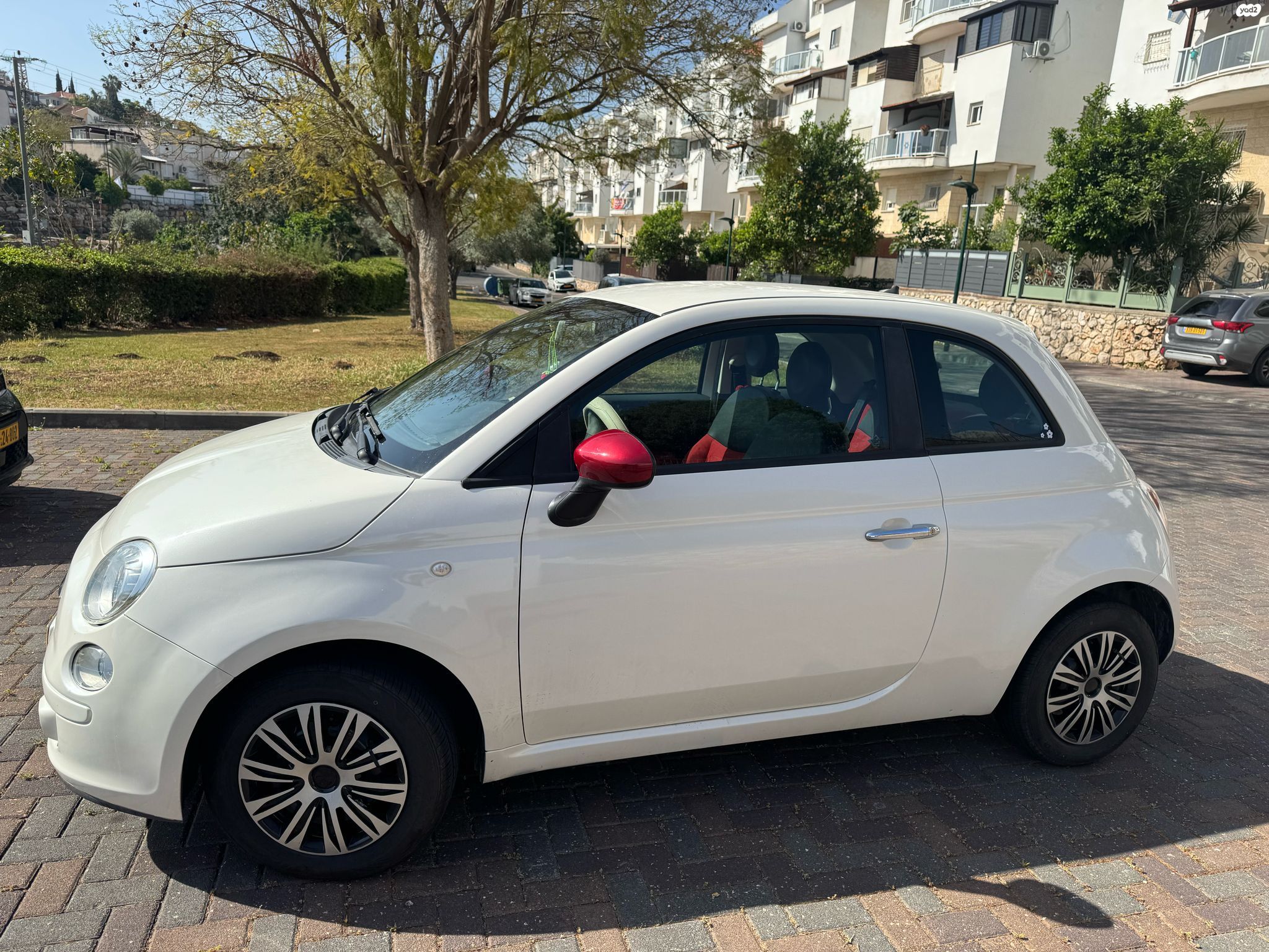 מודעת רכב פיאט 500