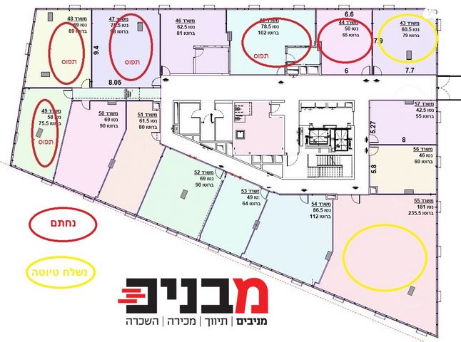 משרדים, משכנות האומנים, קרית מוצקין