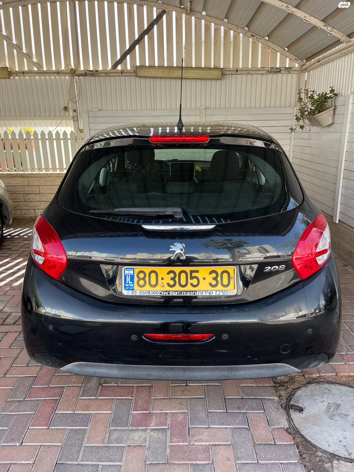 מודעת רכב פיג'ו 208