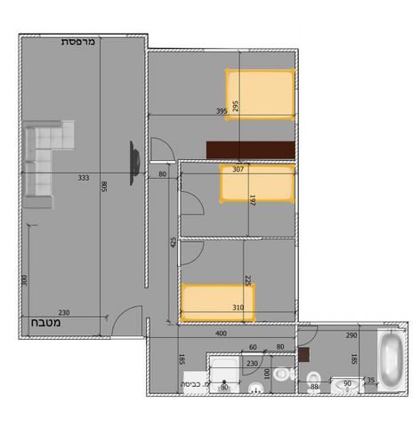 דירה, אלימלך 15, שכונת בן גוריון, מרכז העיר ג', רמת גן
