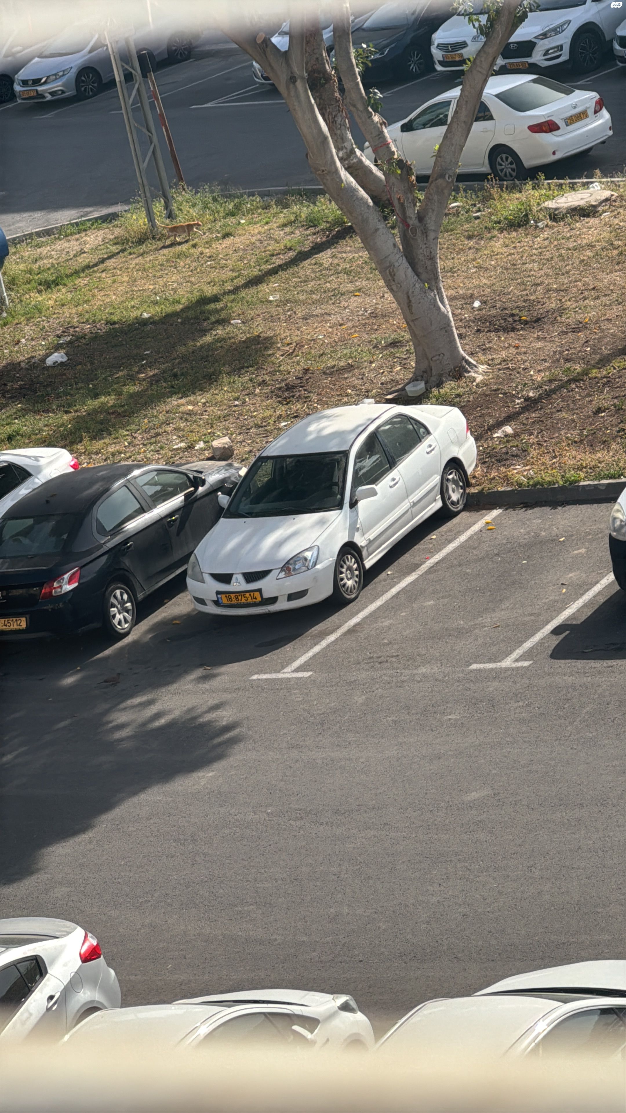 מודעת רכב מיצובישי לנסר