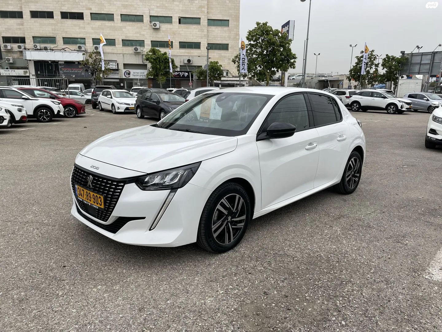 מודעת רכב פיג'ו 208