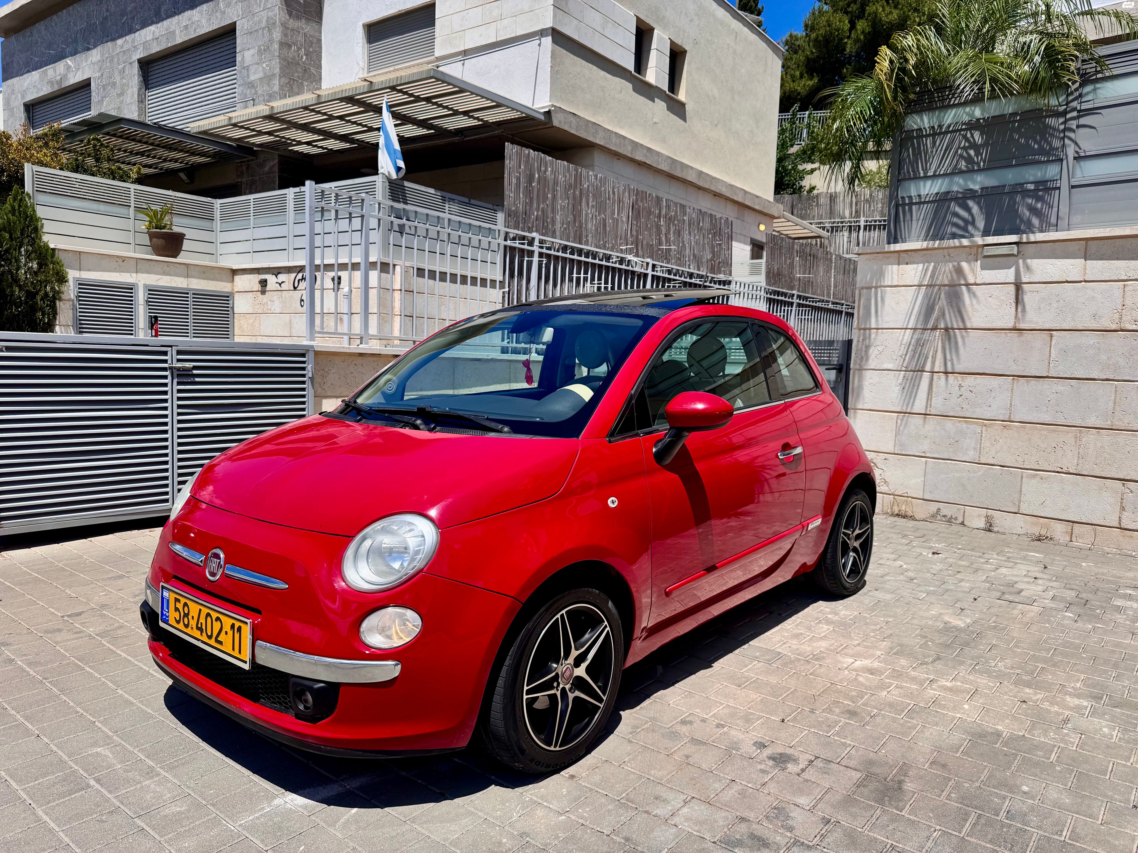 מודעת רכב פיאט 500
