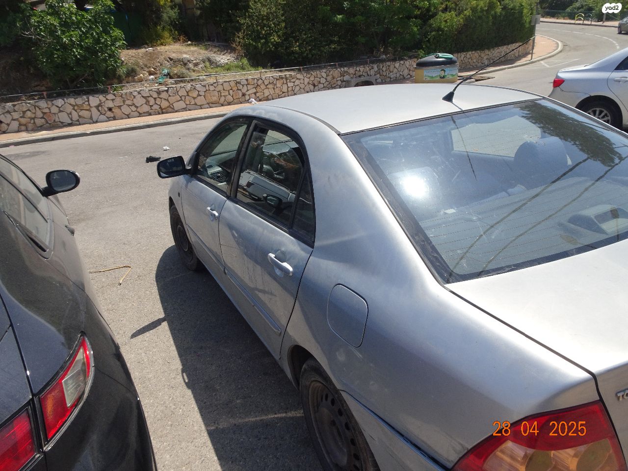 מודעת רכב טויוטה קורולה