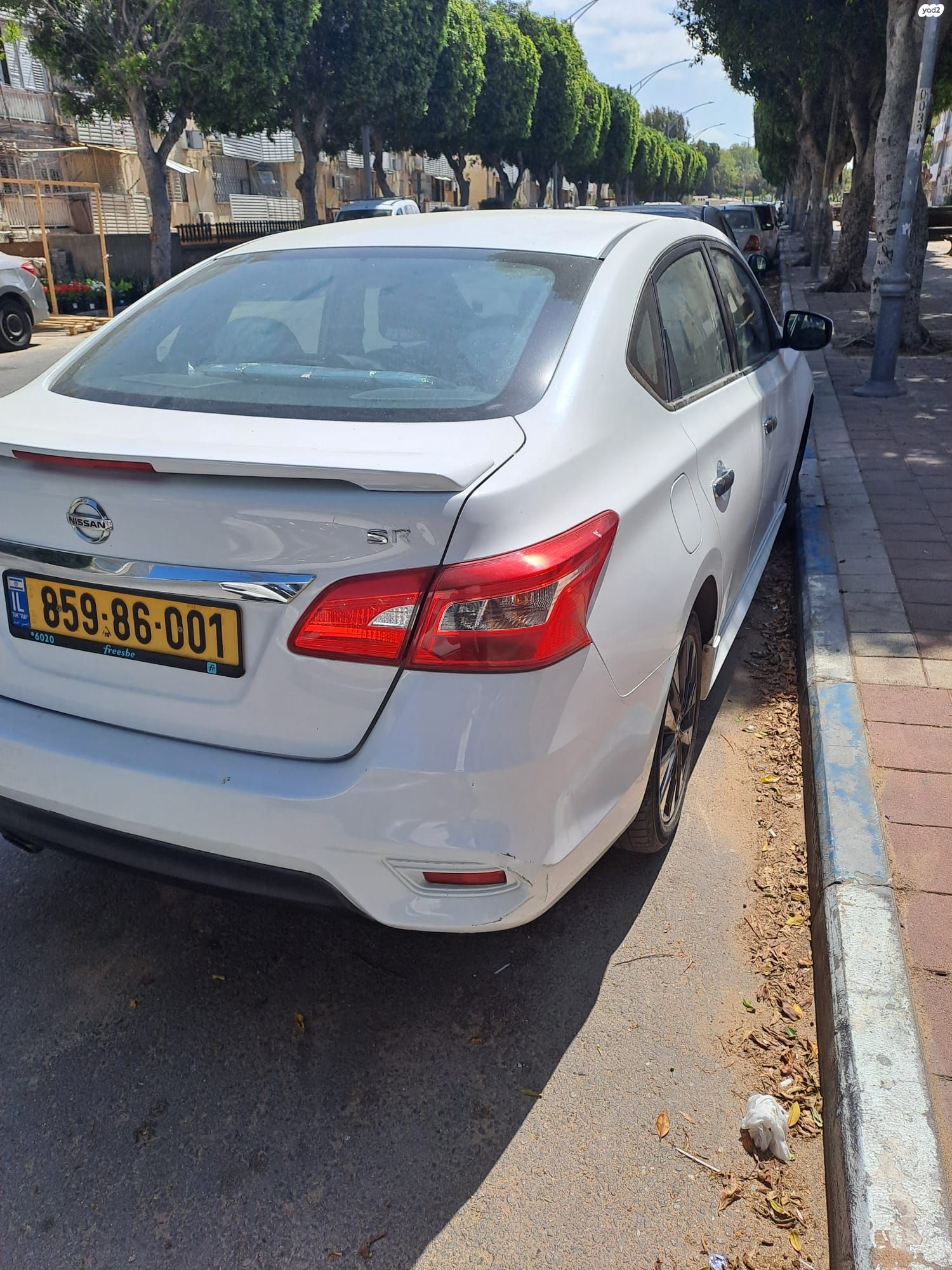מודעת רכב ניסאן סנטרה