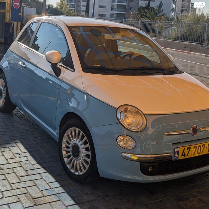 מודעת רכב פיאט 500