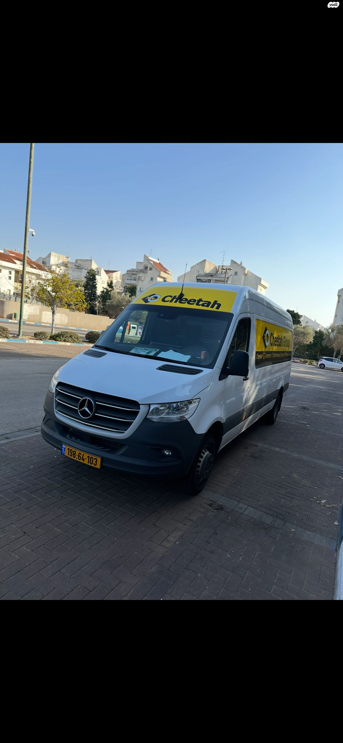 מודעת רכב מרצדס-בנץ ספרינטר
