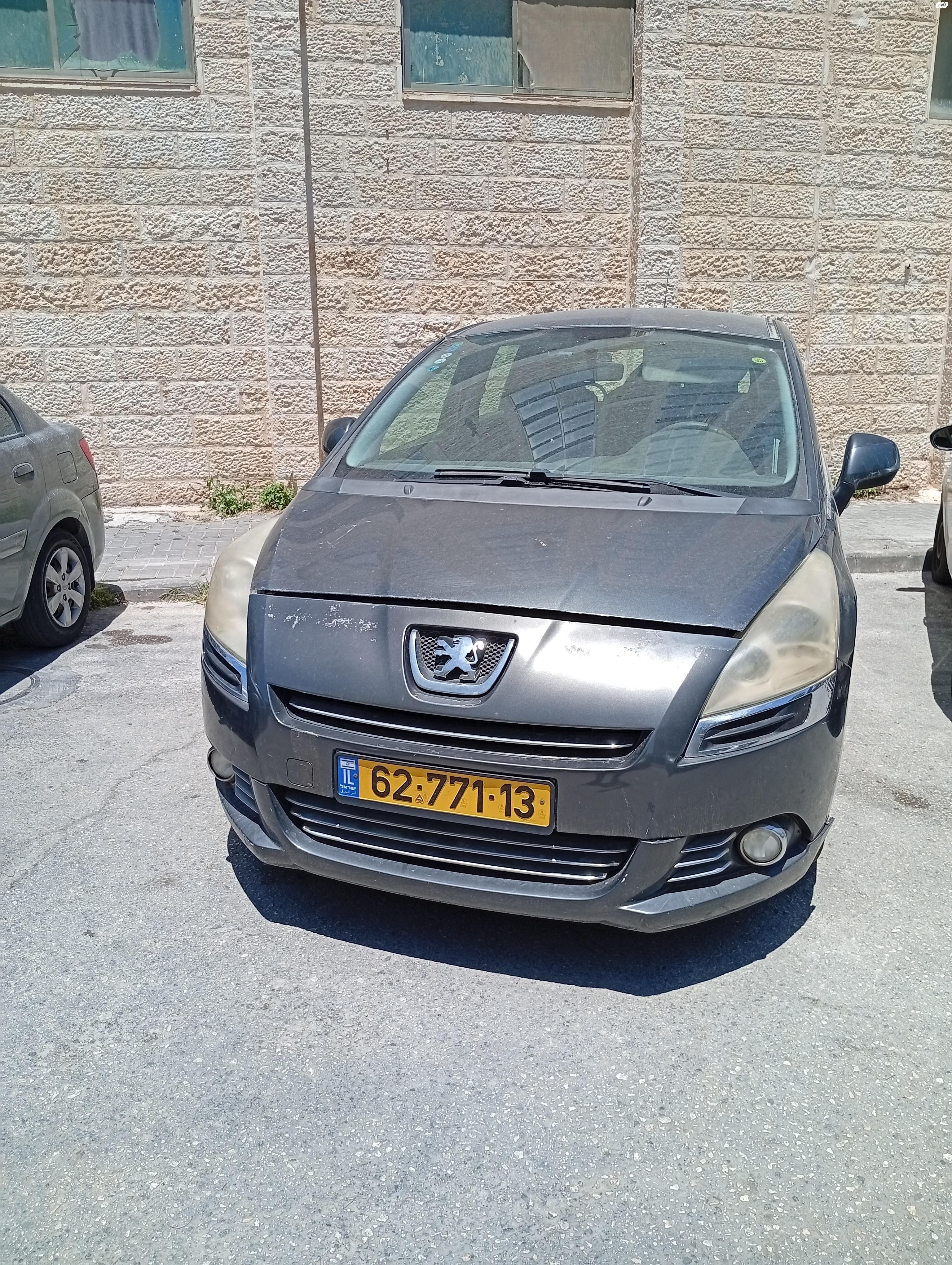 מודעת רכב פיג'ו 5008