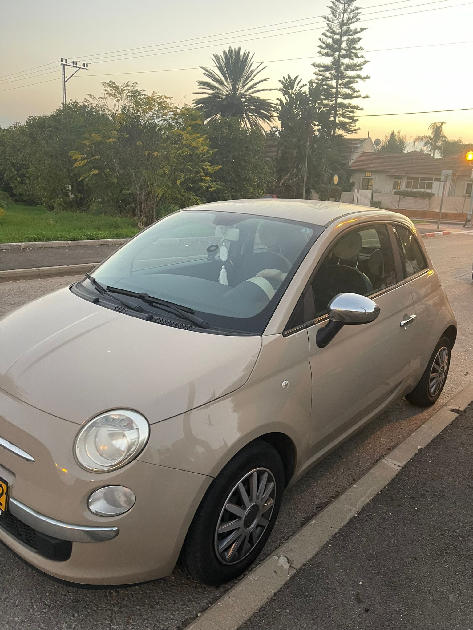 מודעת רכב פיאט 500