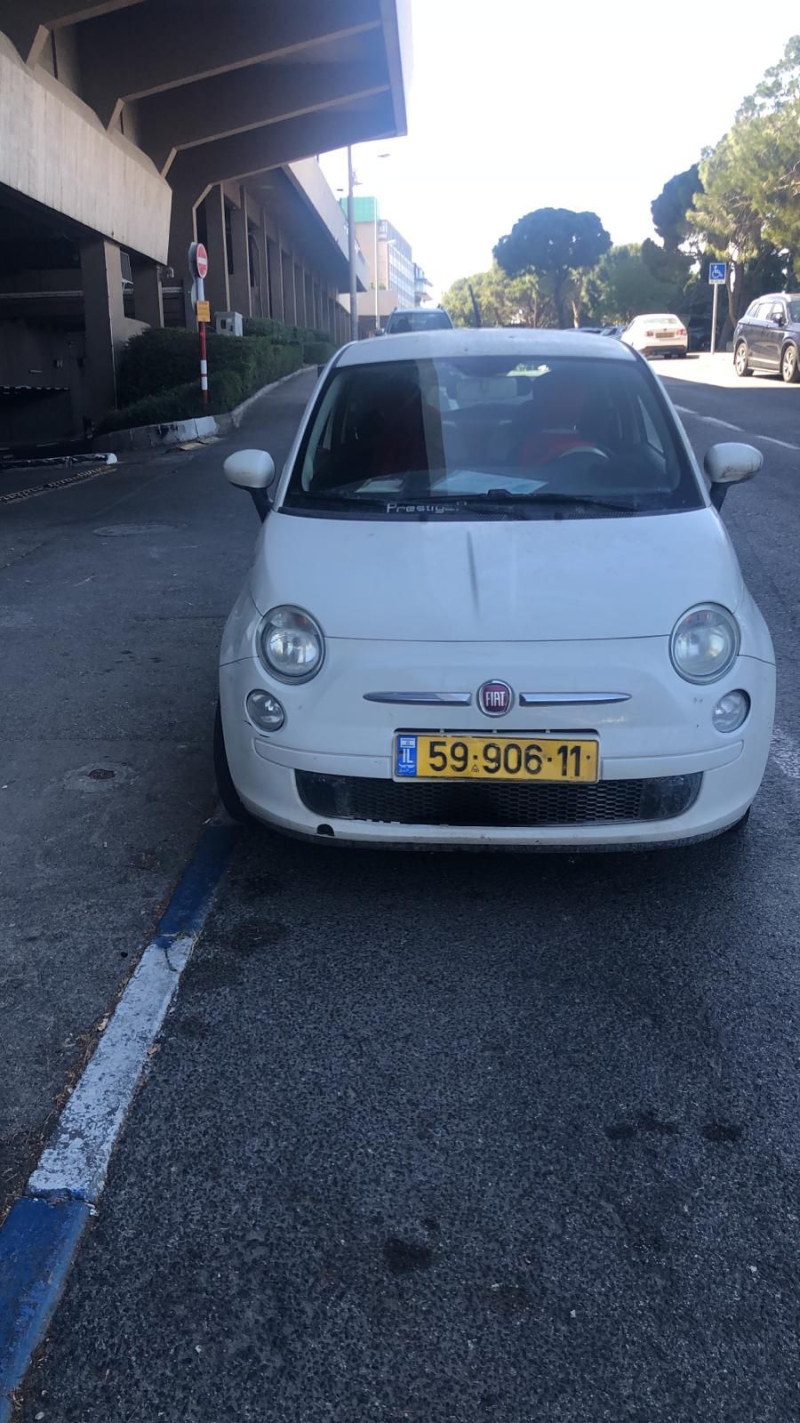 מודעת רכב פיאט 500