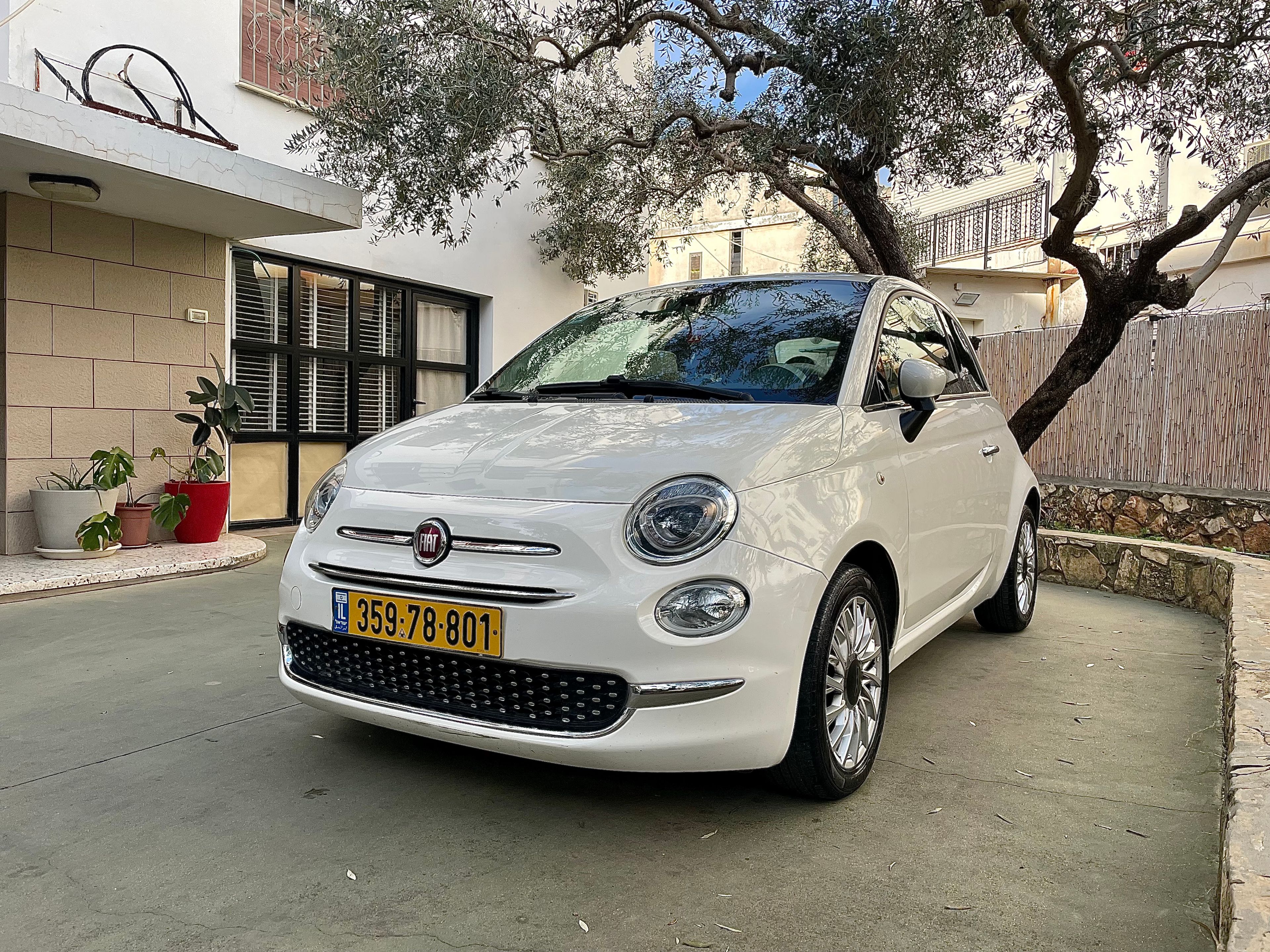 מודעת רכב פיאט 500