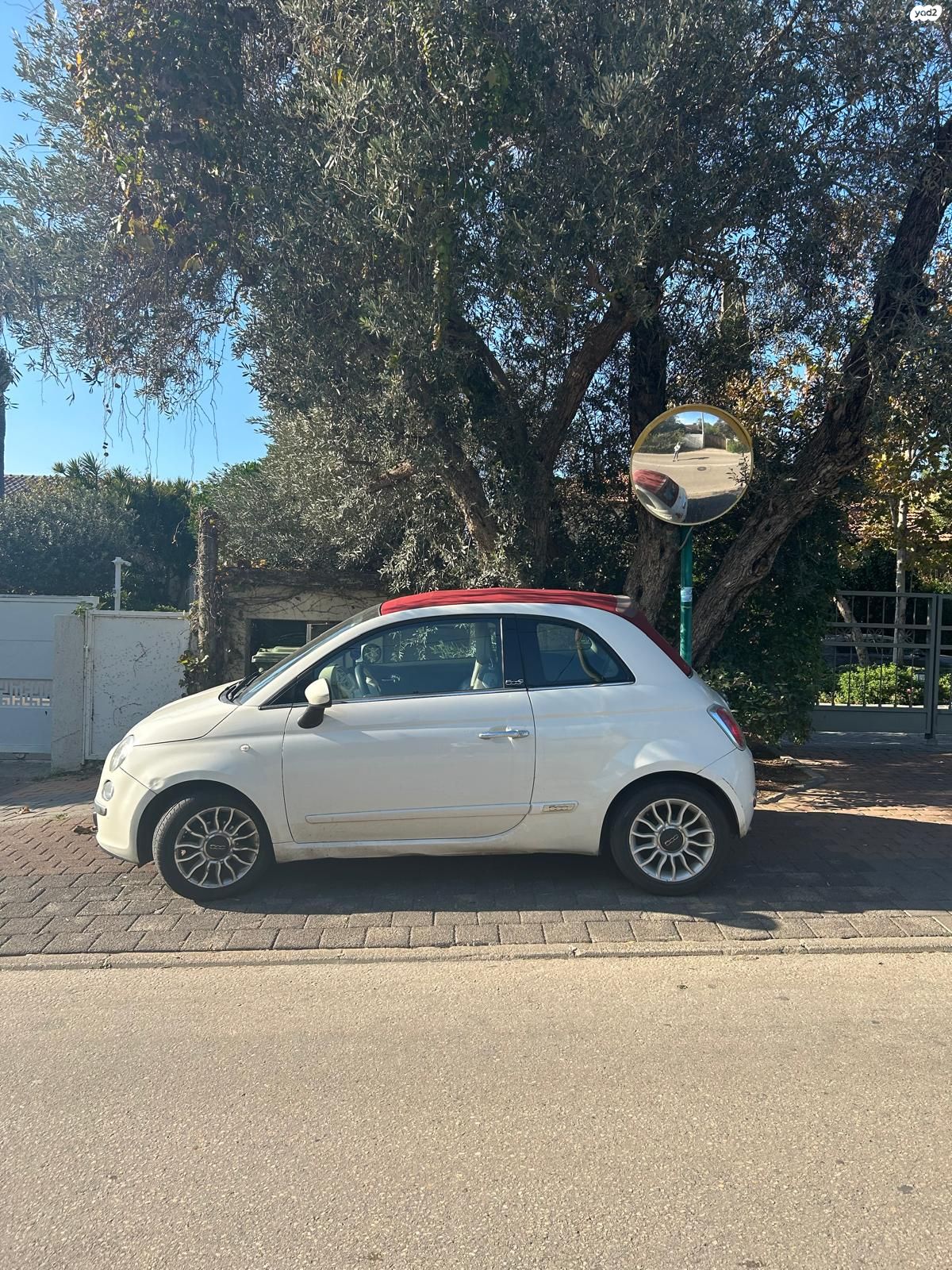 מודעת רכב פיאט 500