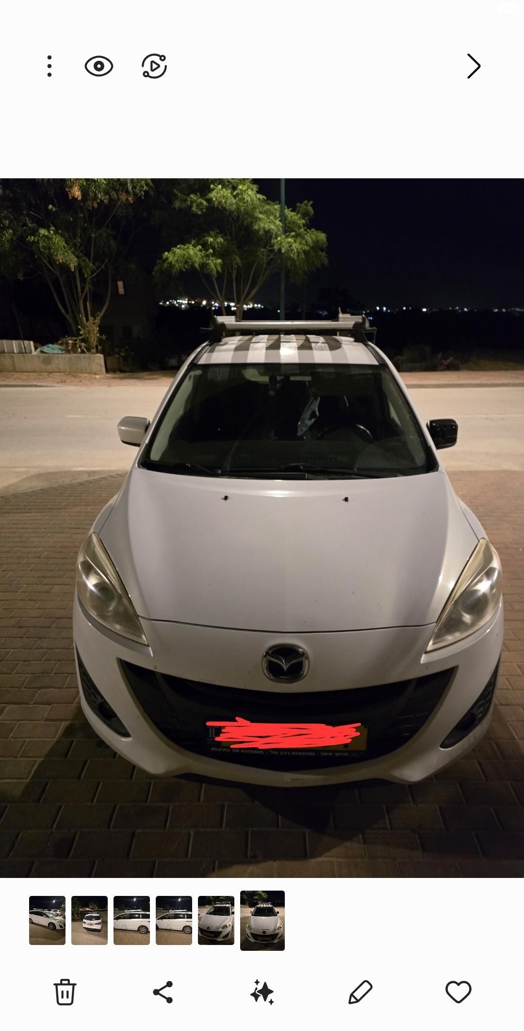 מודעת רכב מאזדה 5