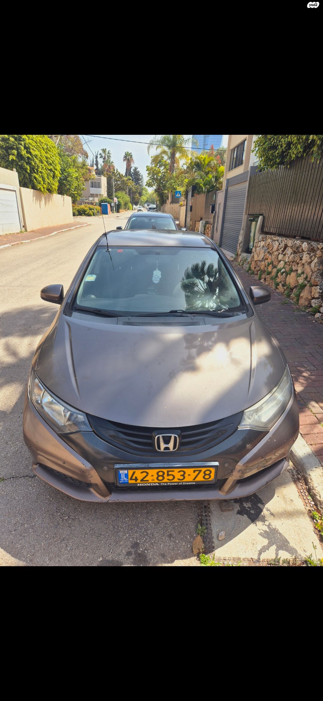 מודעת רכב הונדה סיוויק