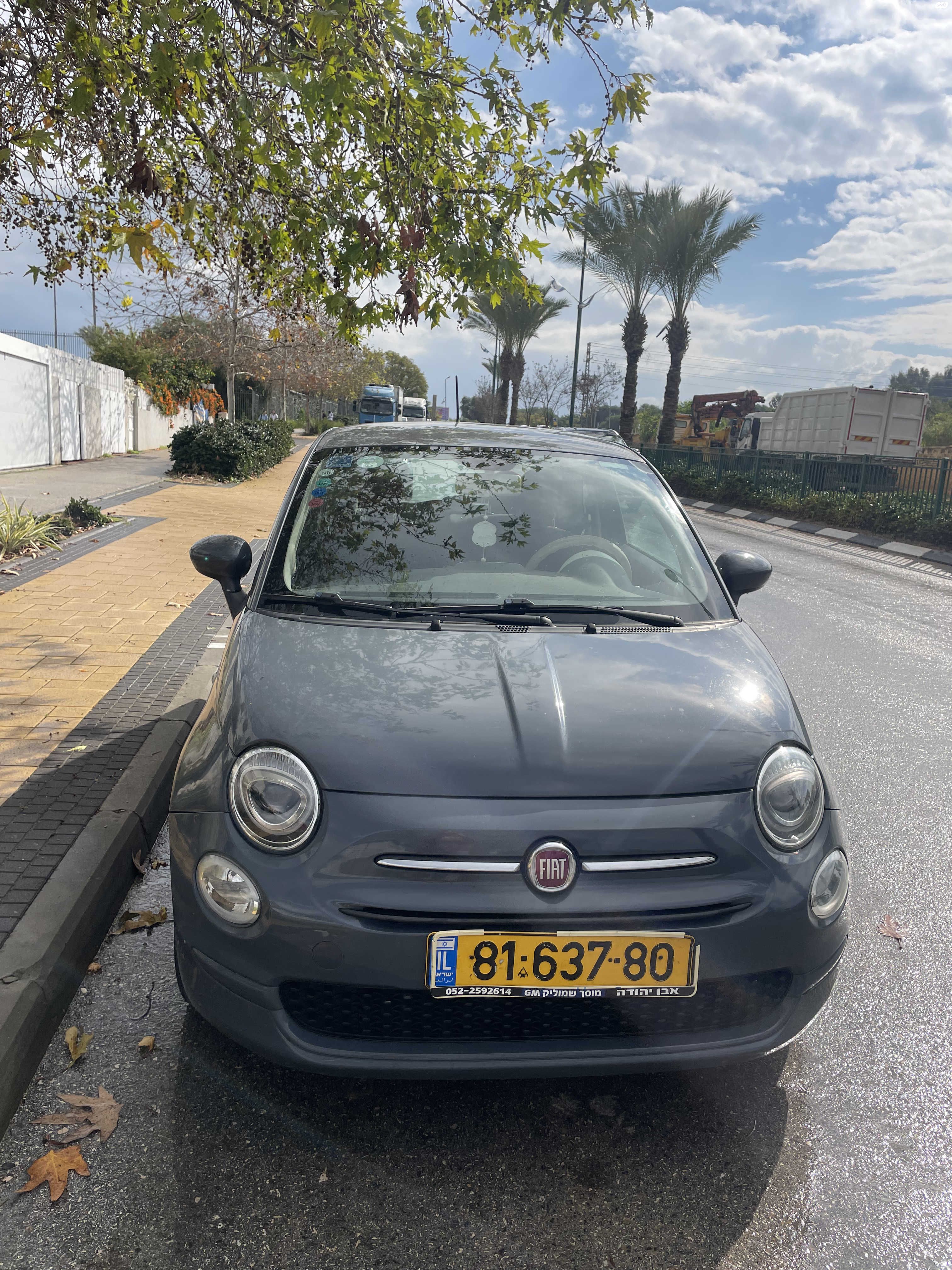 מודעת רכב פיאט 500