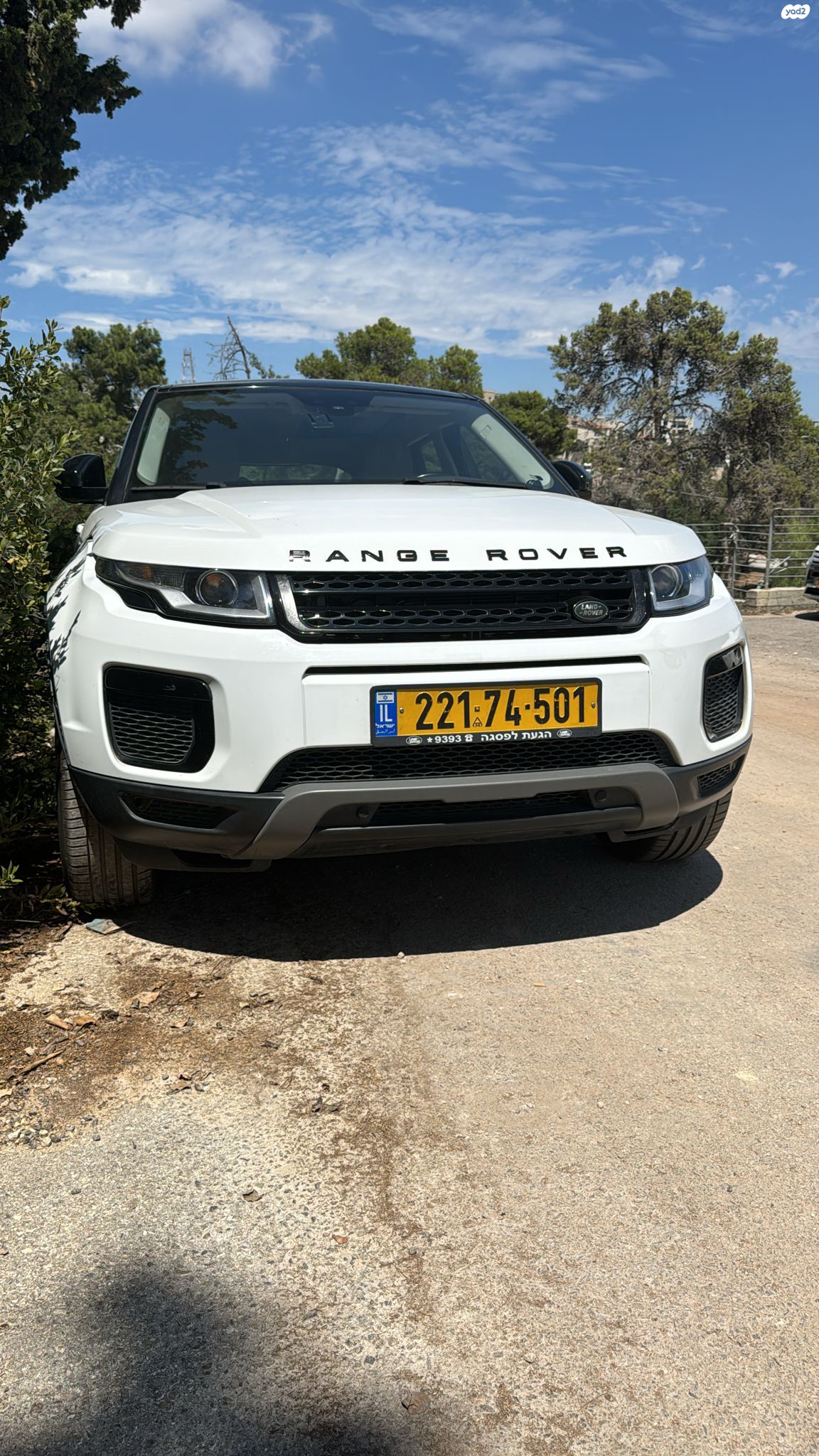 מודעת רכב לנד רובר ריינג' רובר איווק