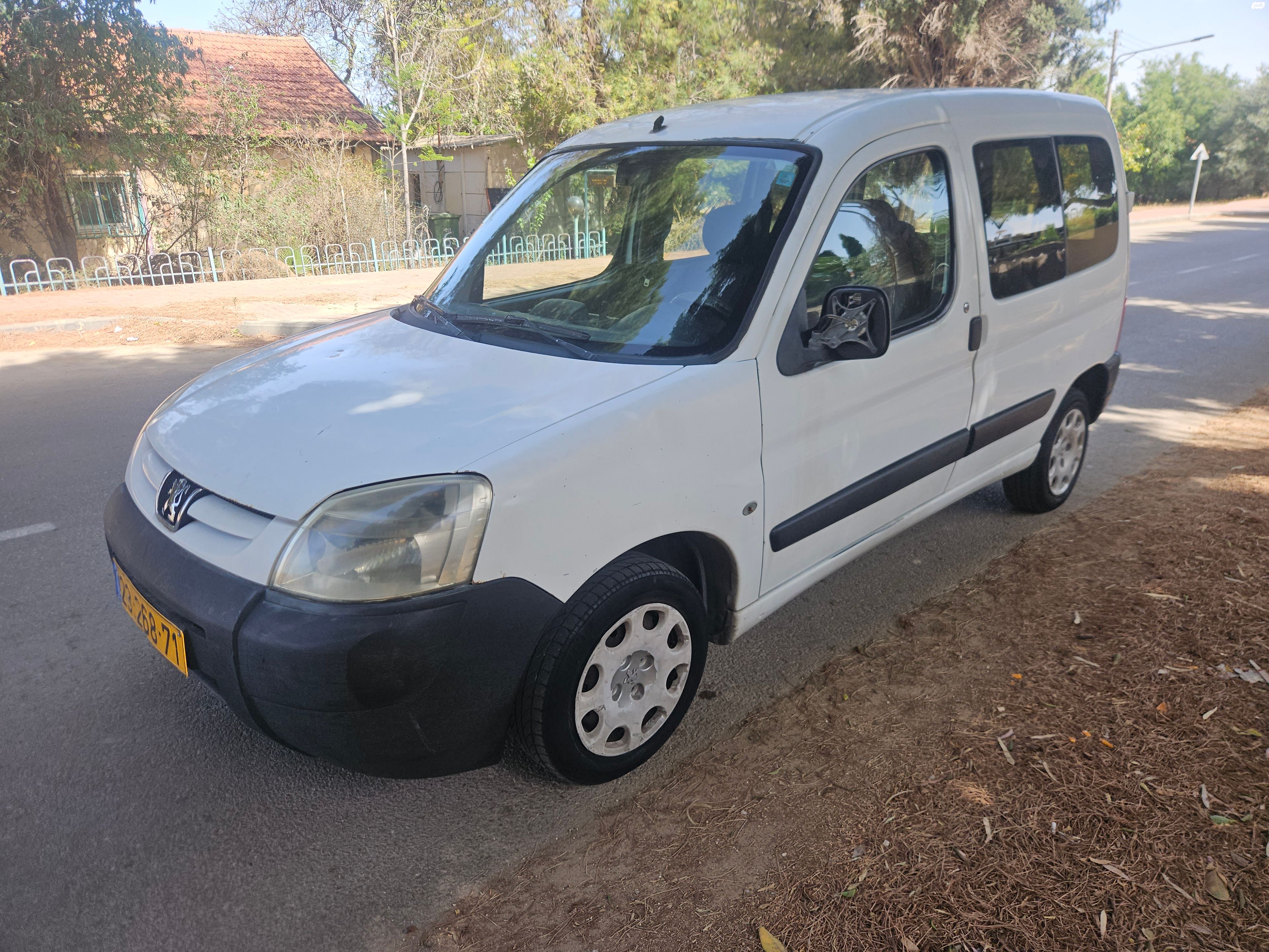 מודעת רכב פיג'ו פרטנר