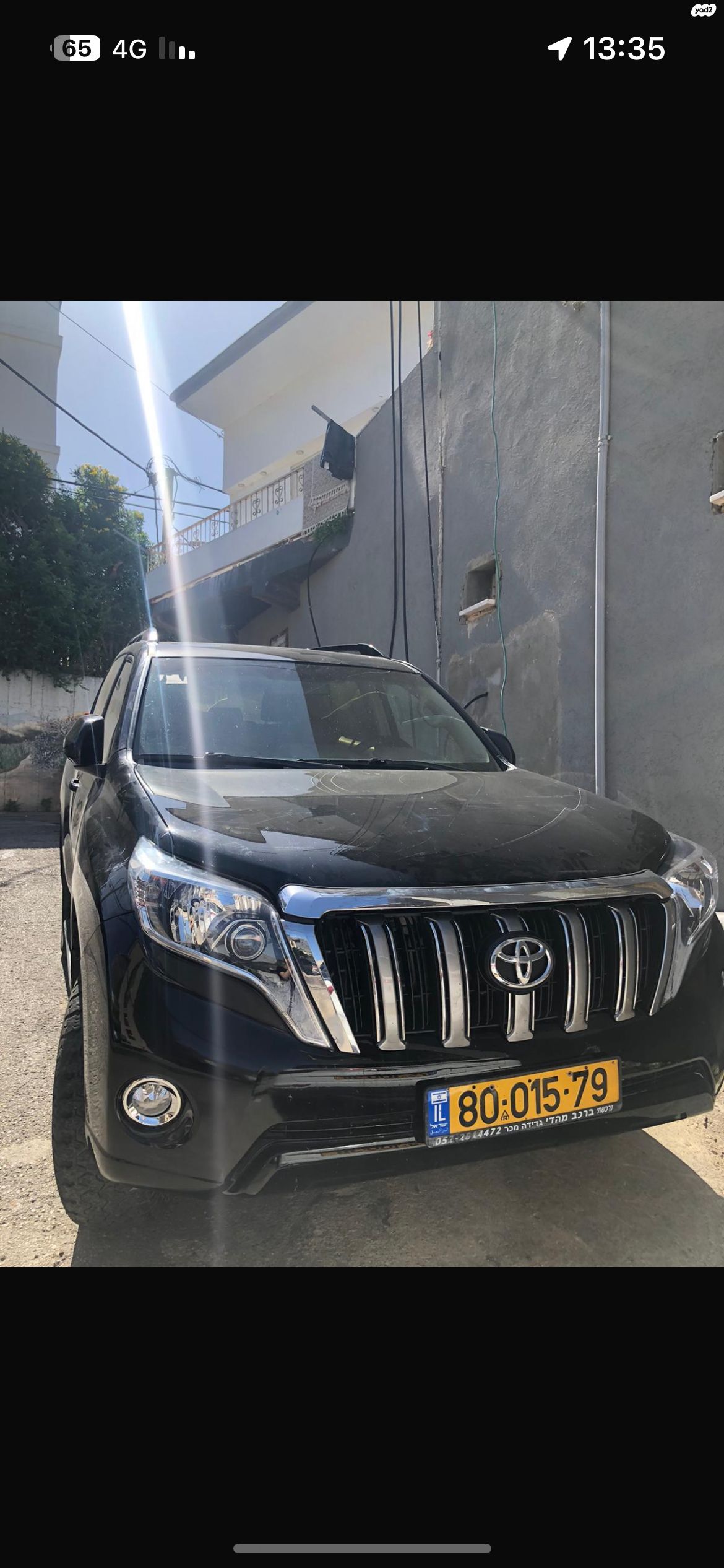 מודעת רכב טויוטה לנד קרוזר