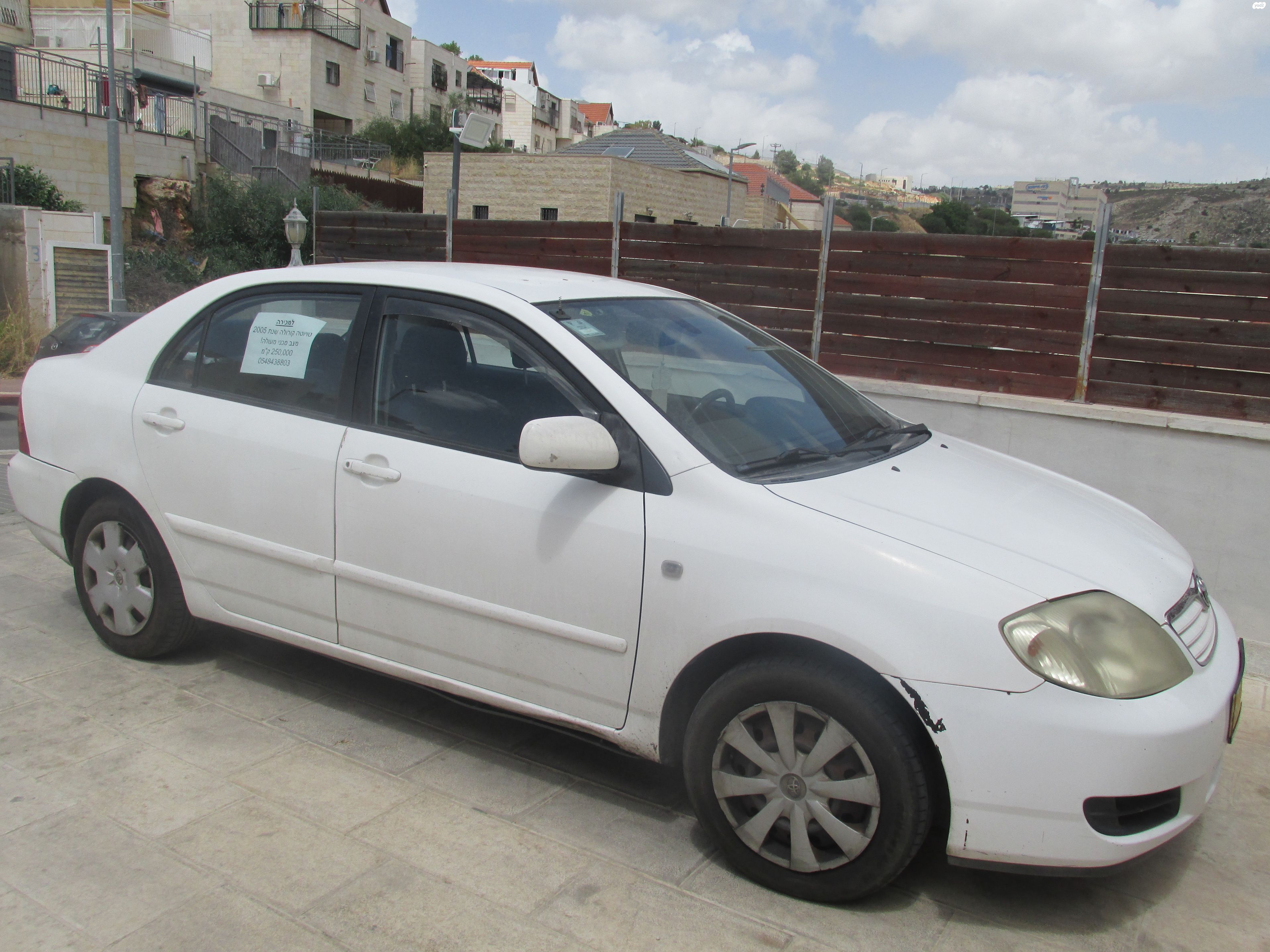 מודעת רכב טויוטה קורולה