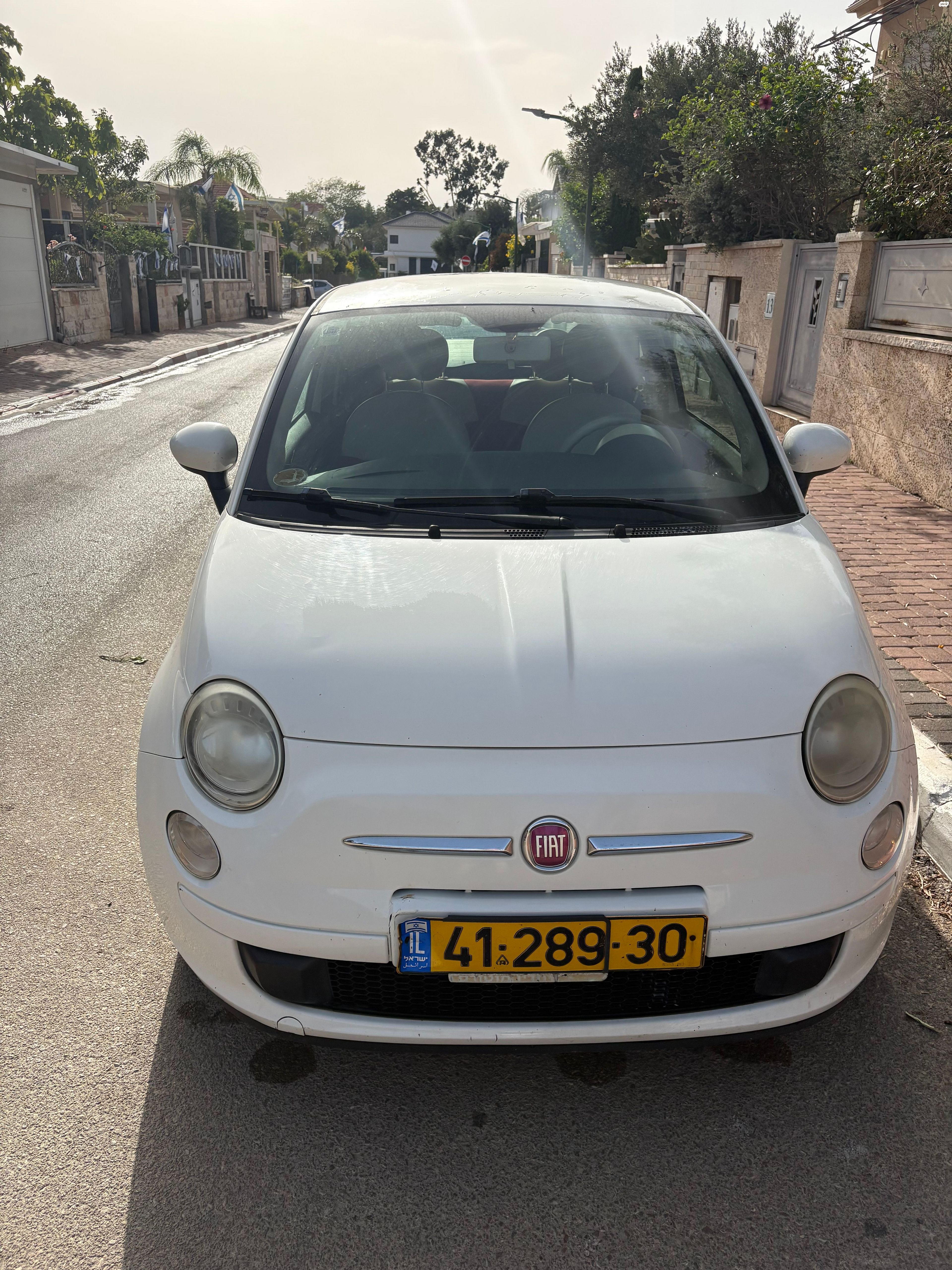 מודעת רכב פיאט 500