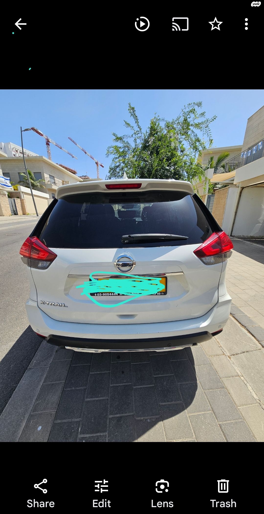מודעת רכב ניסאן אקס טרייל