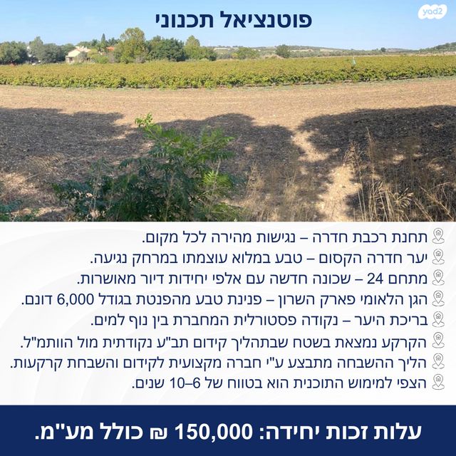 מגרשים, חדרה