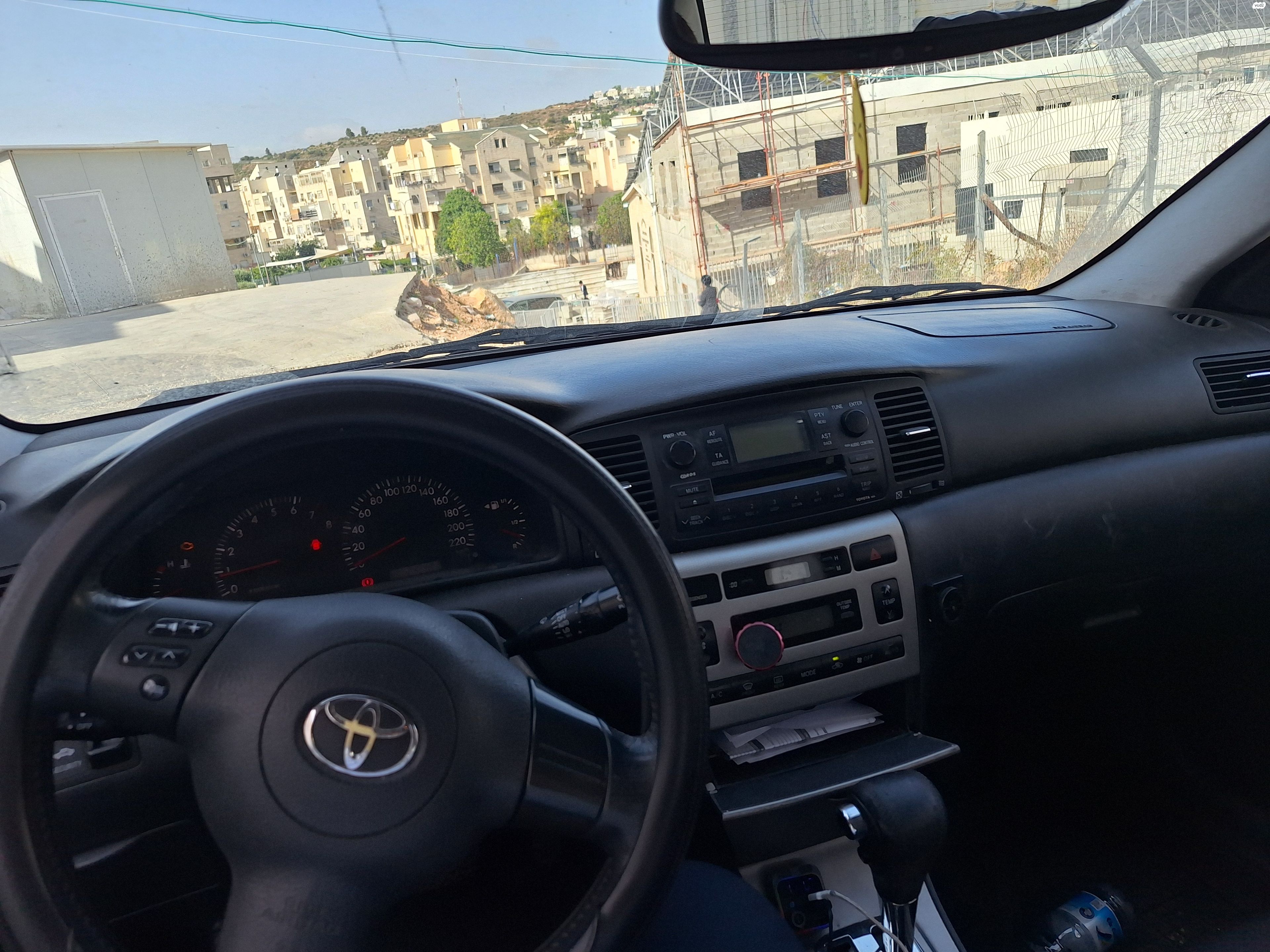 מודעת רכב טויוטה קורולה
