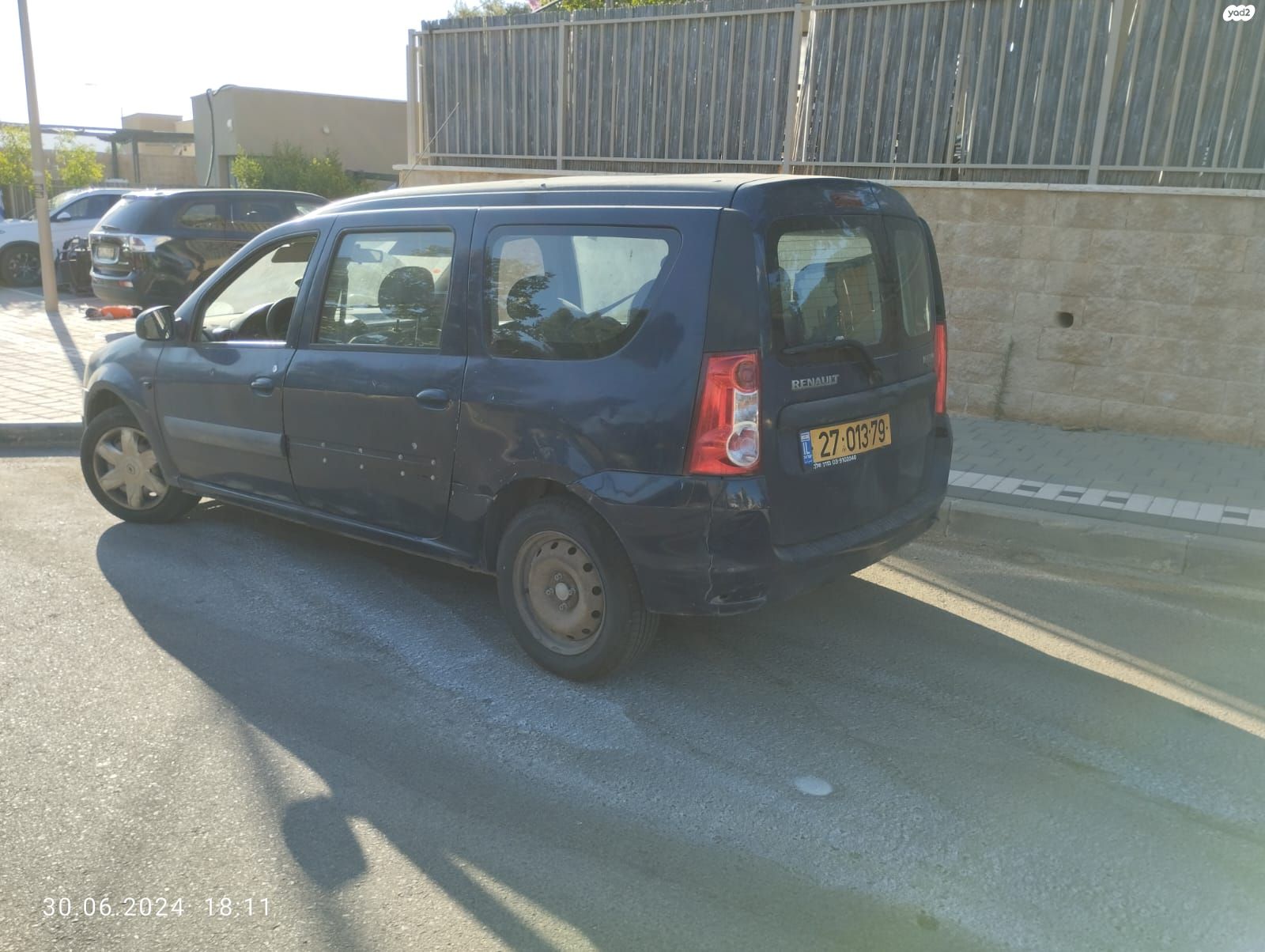 מודעת רכב רנו לוגאן