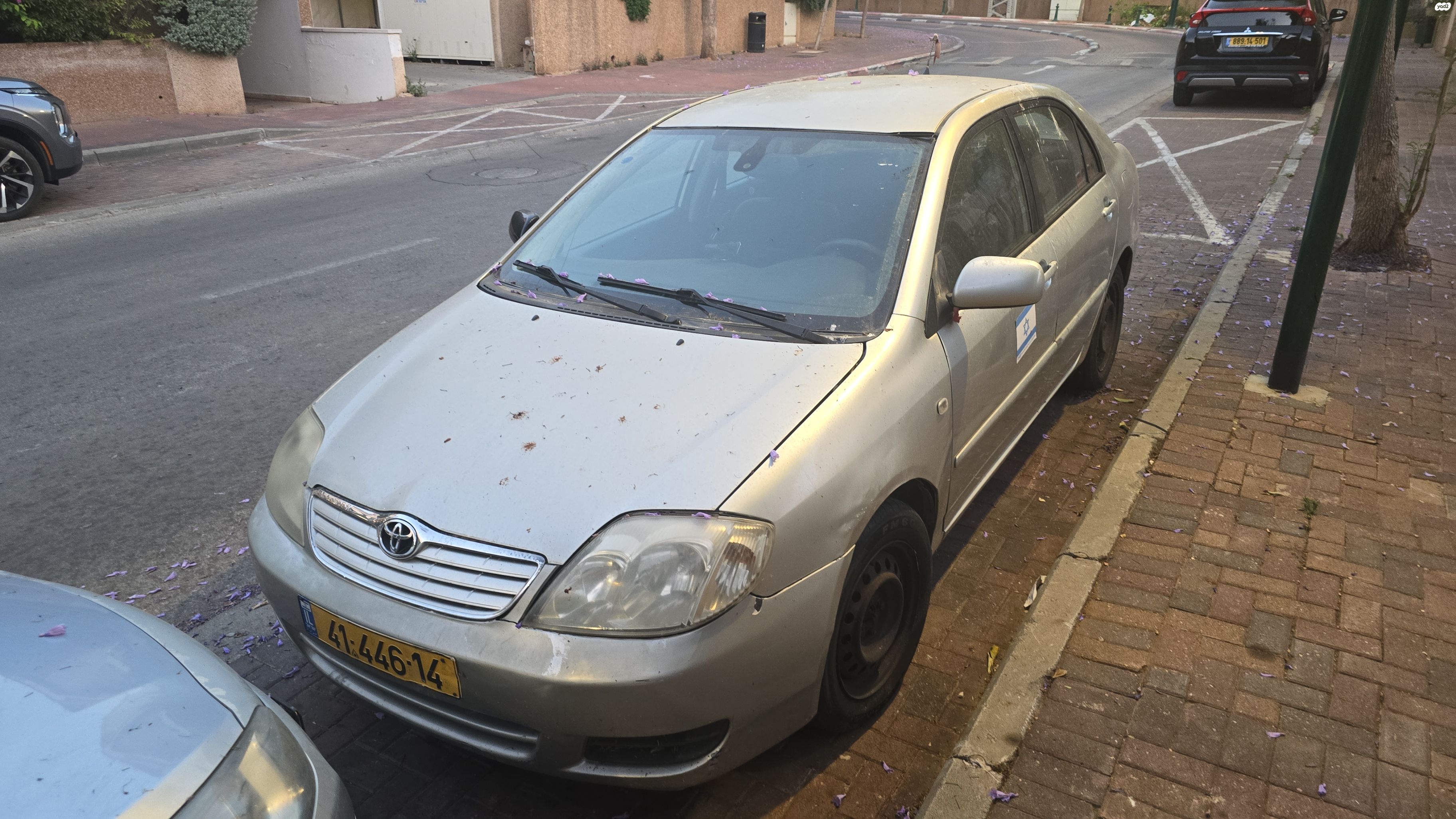 מודעת רכב טויוטה קורולה