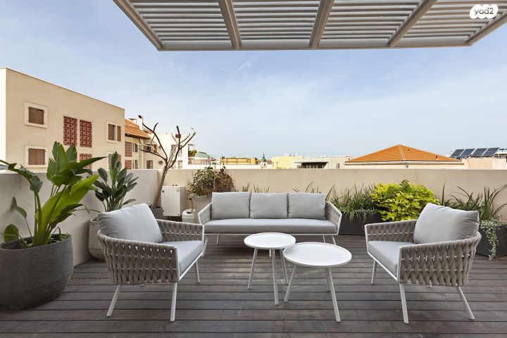 גג/ פנטהאוז, אלעזר בן עזריה, צפון יפו, המושבה האמריקאית-גרמנית, תל אביב יפו