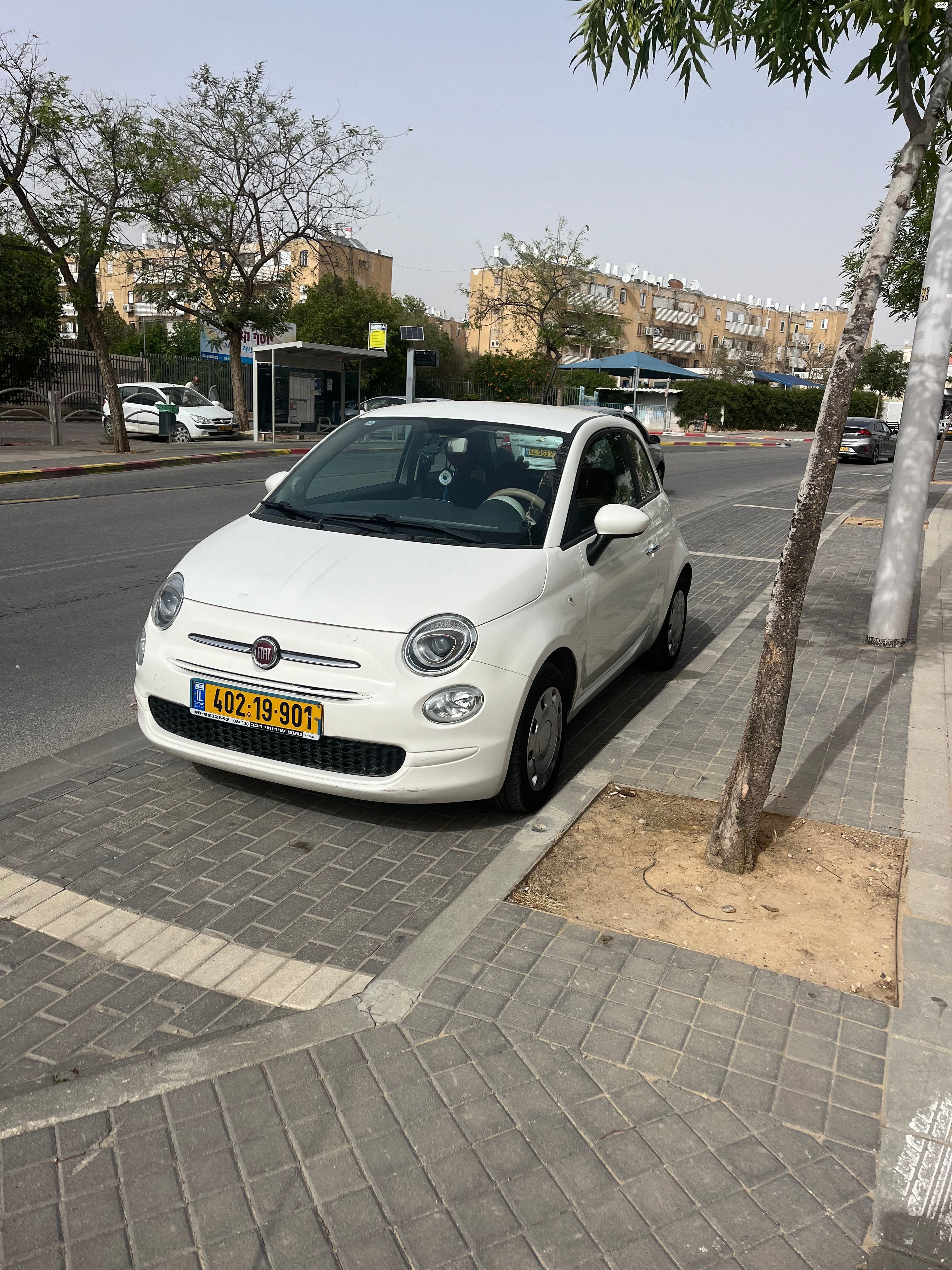 מודעת רכב פיאט 500