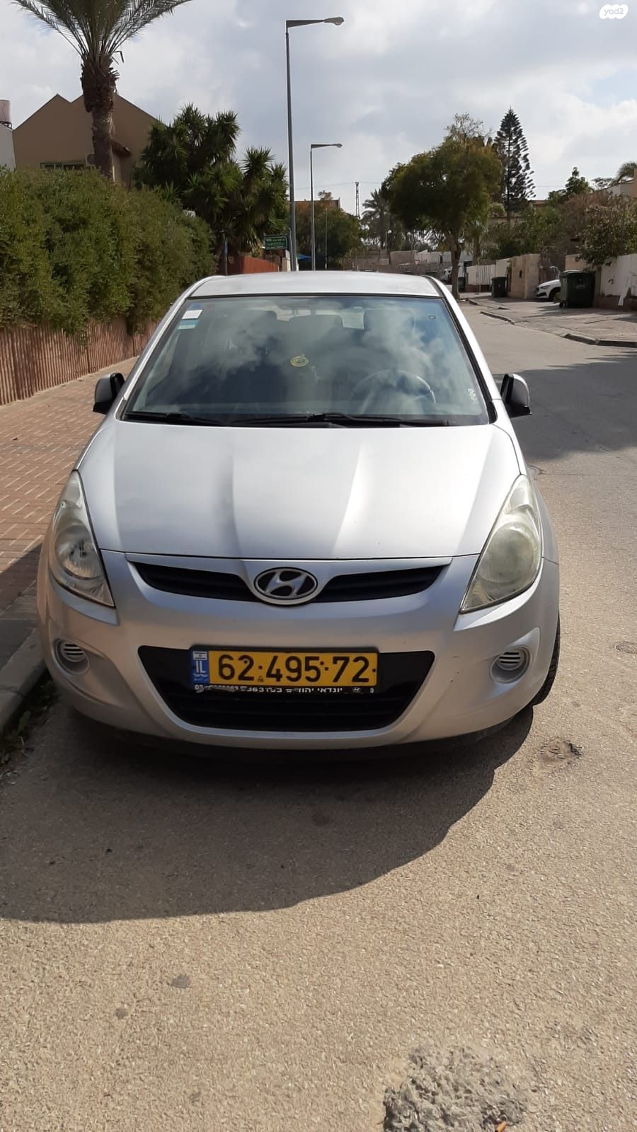 מודעת רכב יונדאי i20