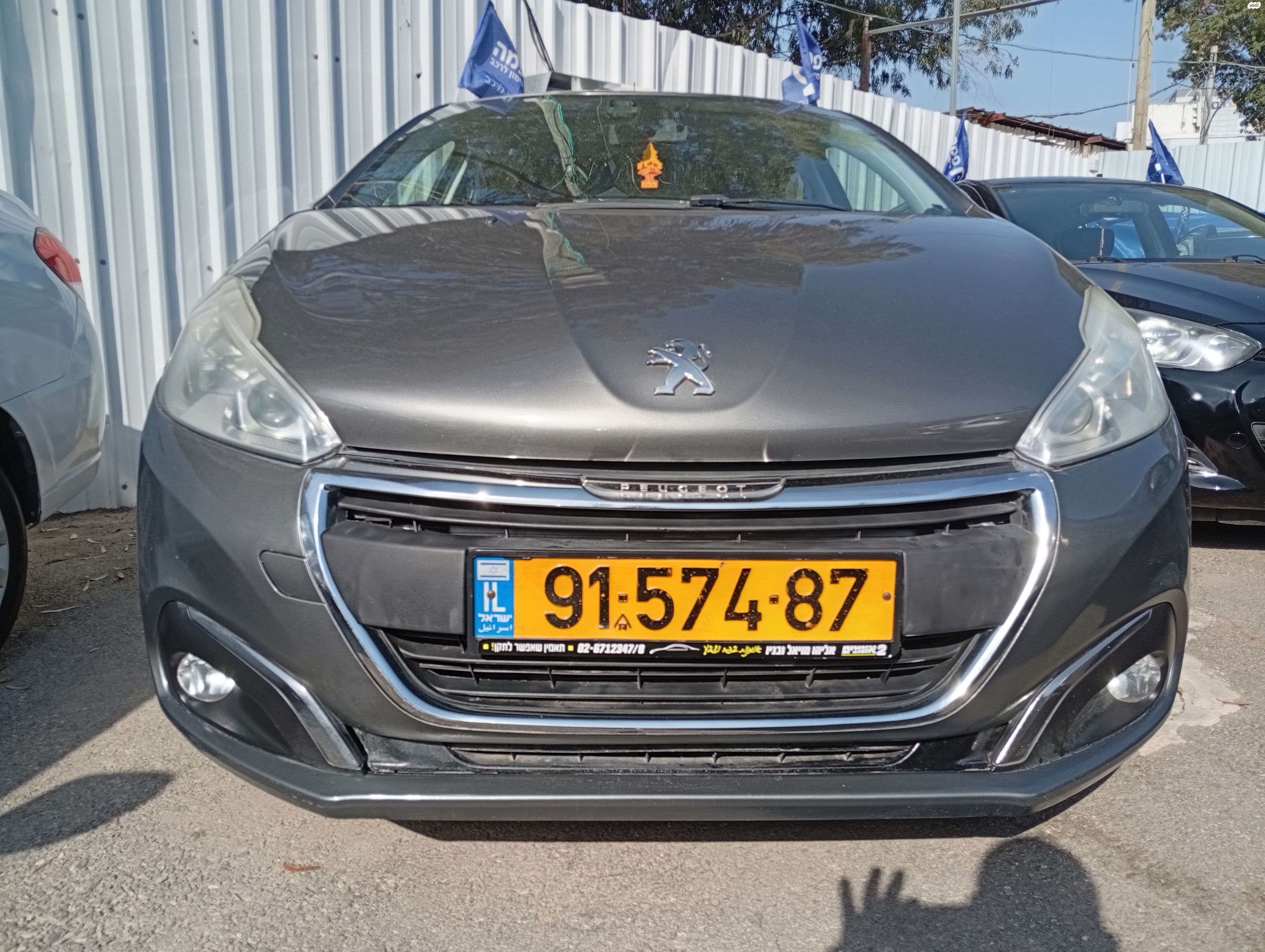 מודעת רכב פיג'ו 208