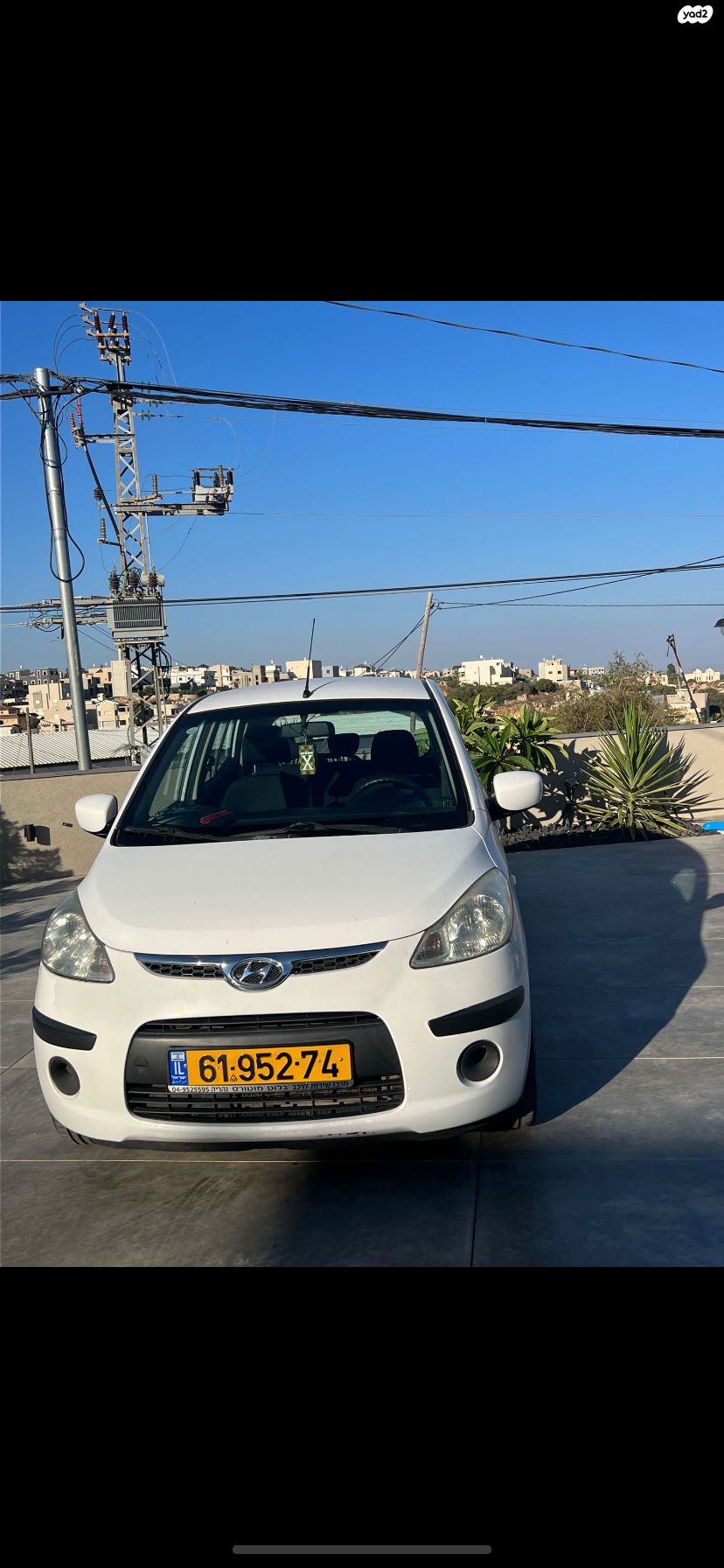 מודעת רכב יונדאי i10