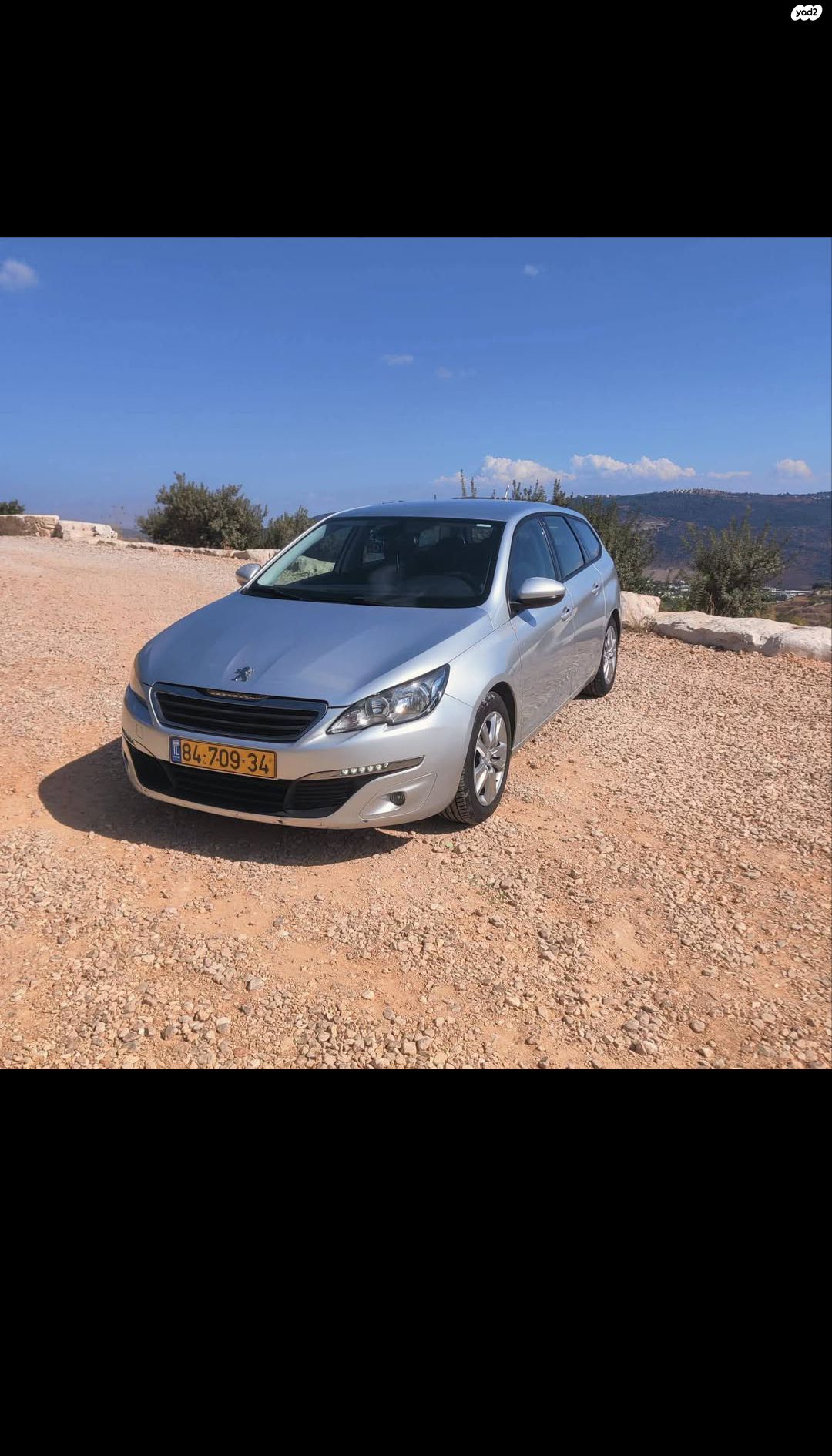 מודעת רכב פיג'ו 308