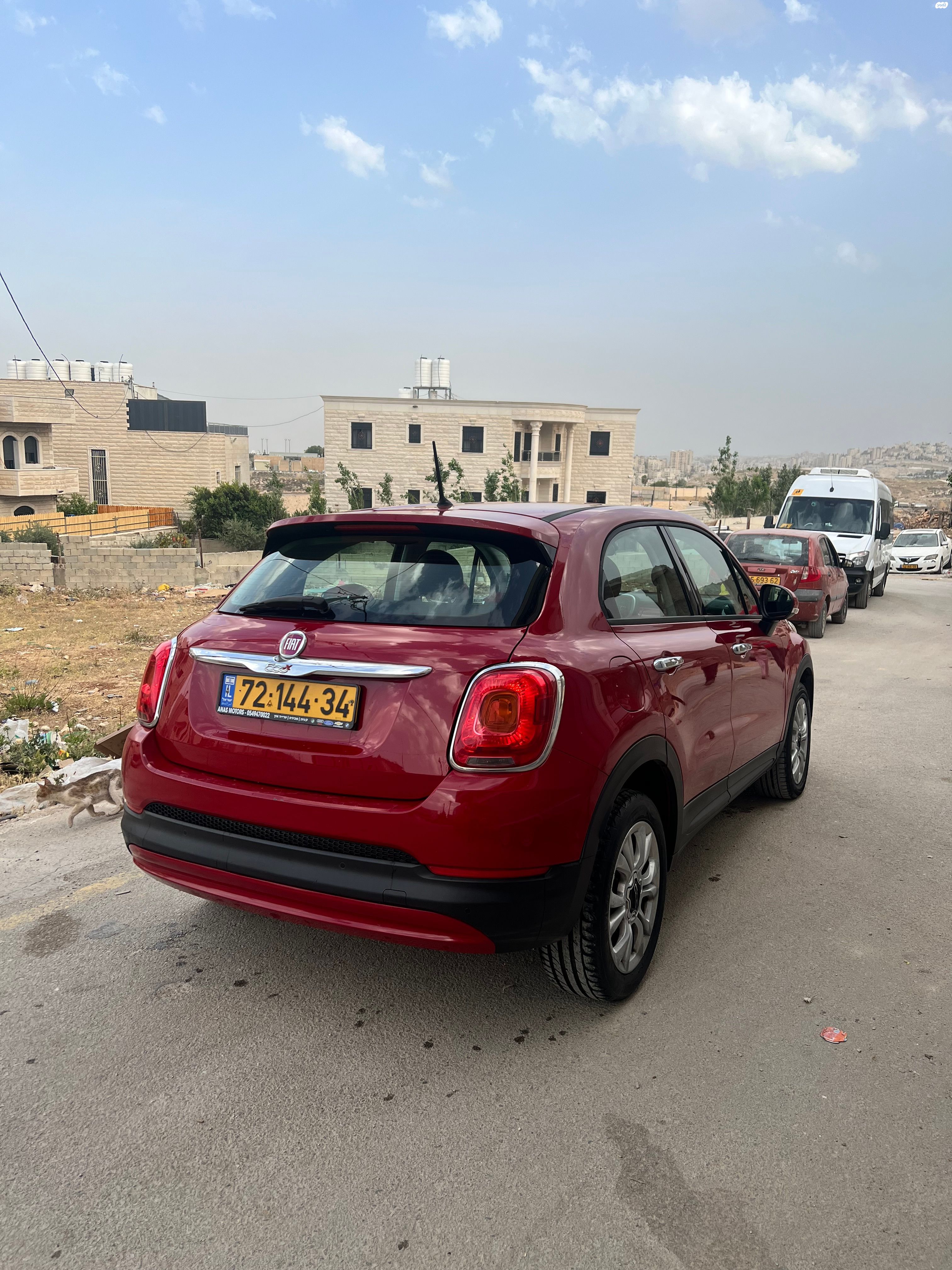 מודעת רכב פיאט 500X