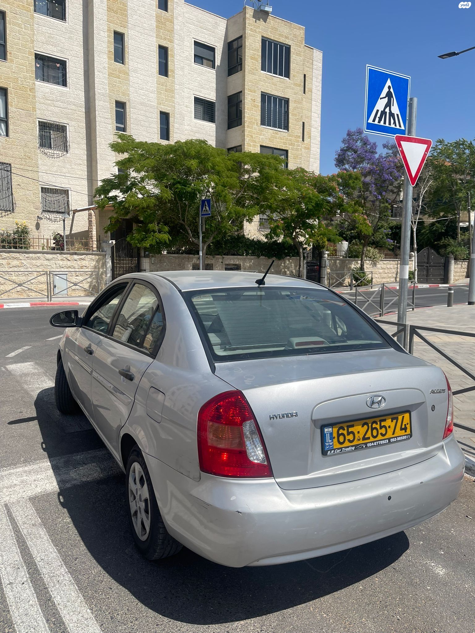 מודעת רכב יונדאי אקסנט i25