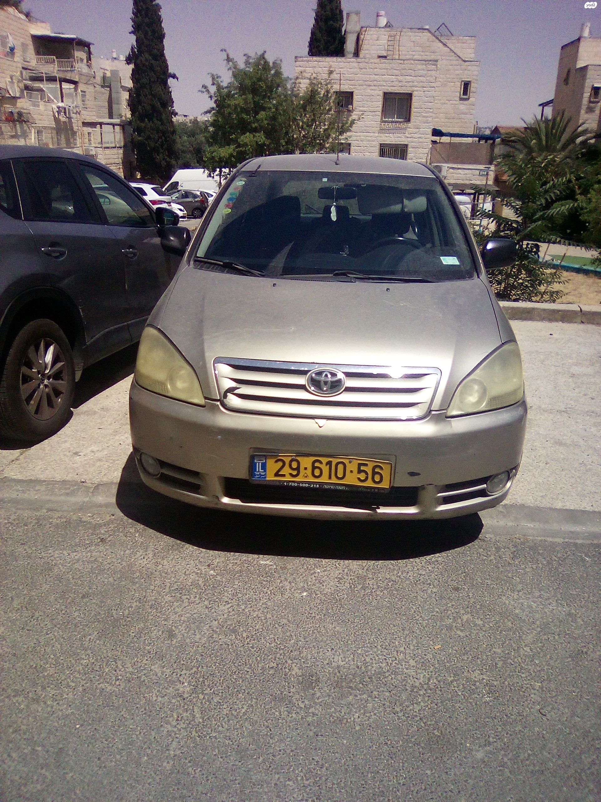 מודעת רכב טויוטה אוונסיס