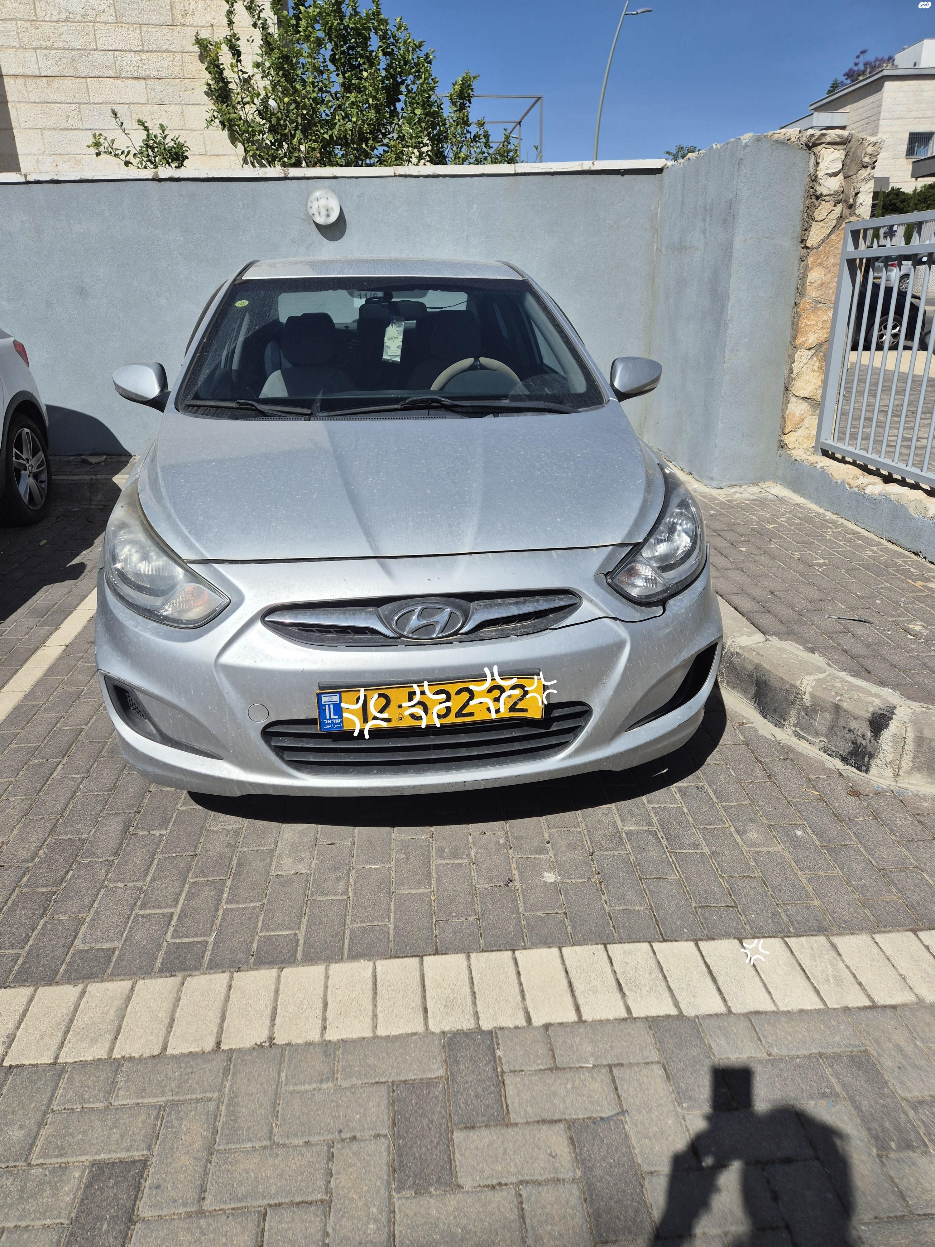 מודעת רכב יונדאי אקסנט i25