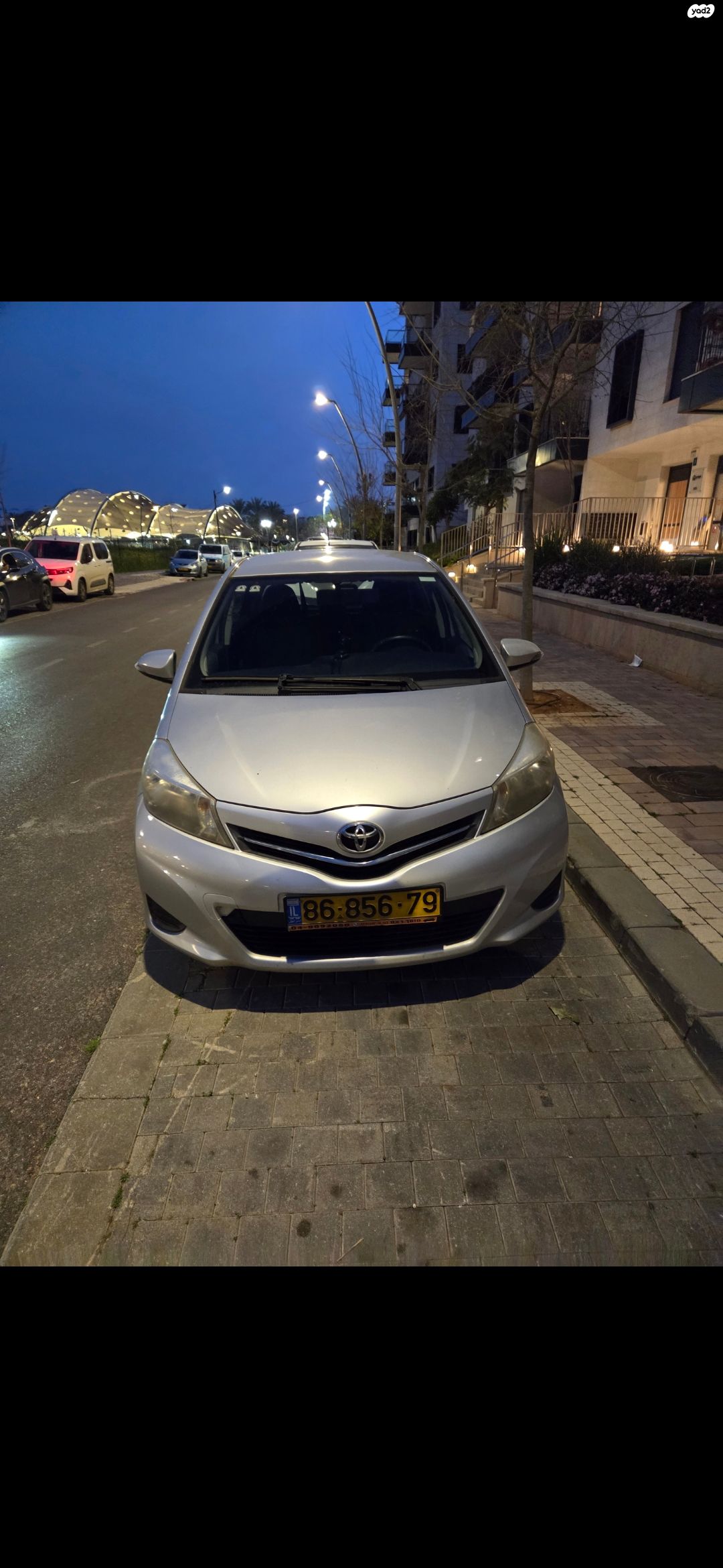 מודעת רכב טויוטה יאריס