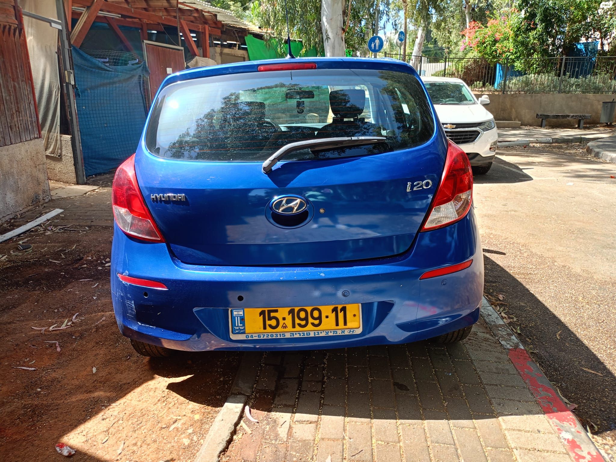 מודעת רכב יונדאי i20