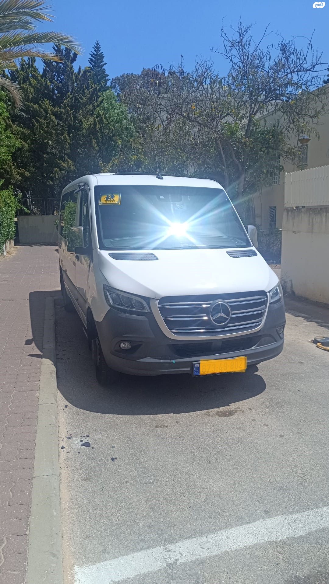 מודעת רכב מרצדס-בנץ ספרינטר