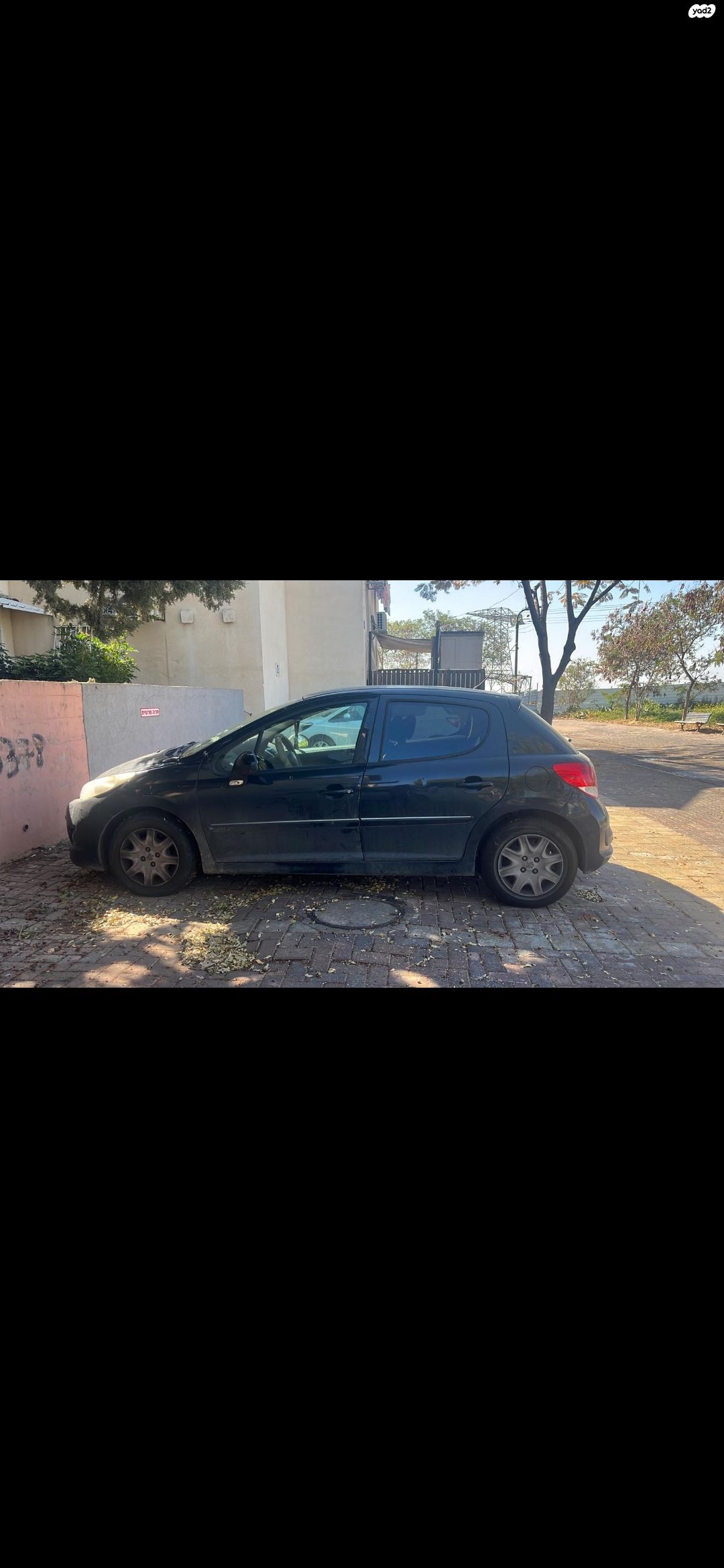 מודעת רכב פיג'ו 207