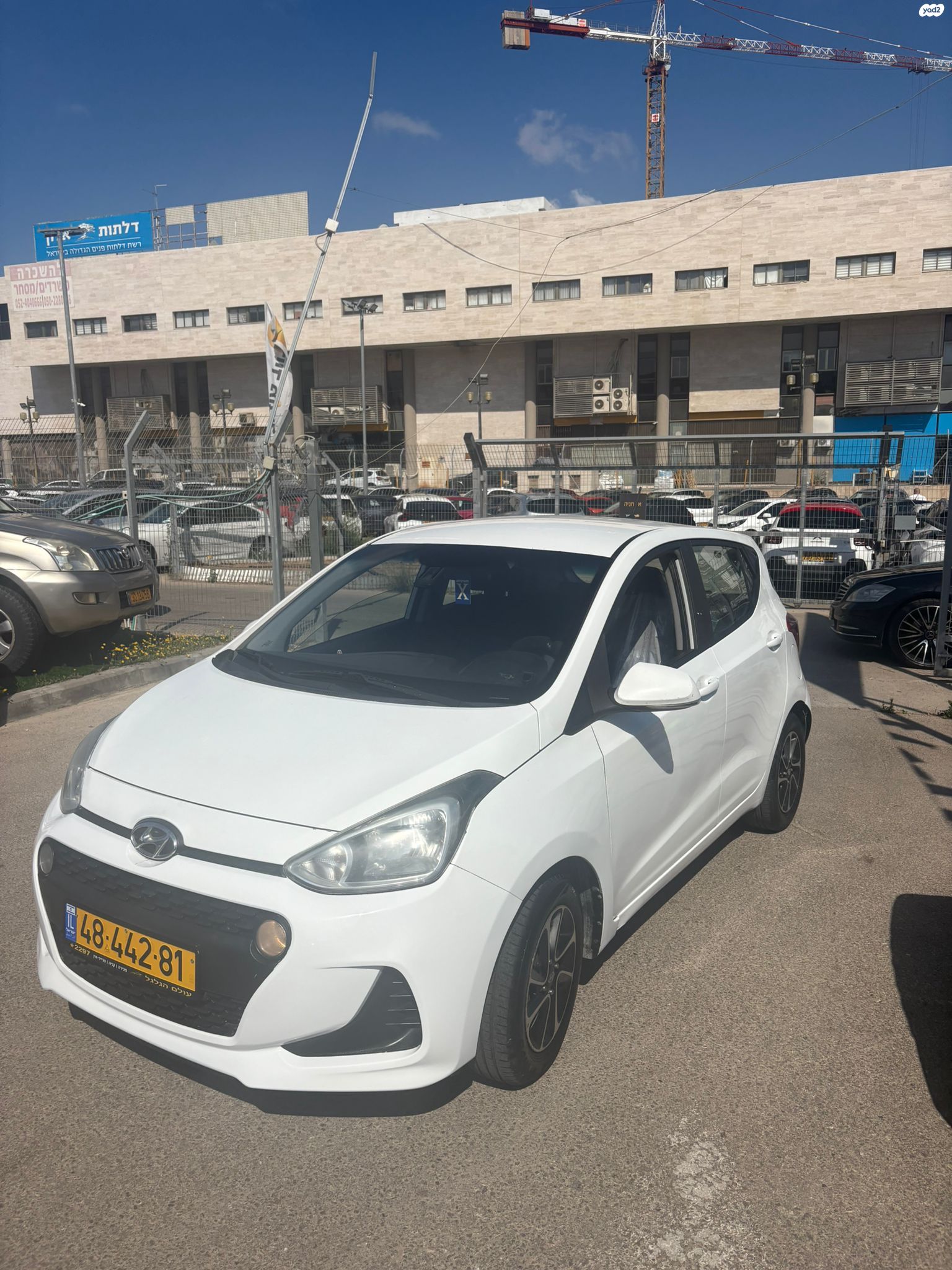 מודעת רכב יונדאי i10