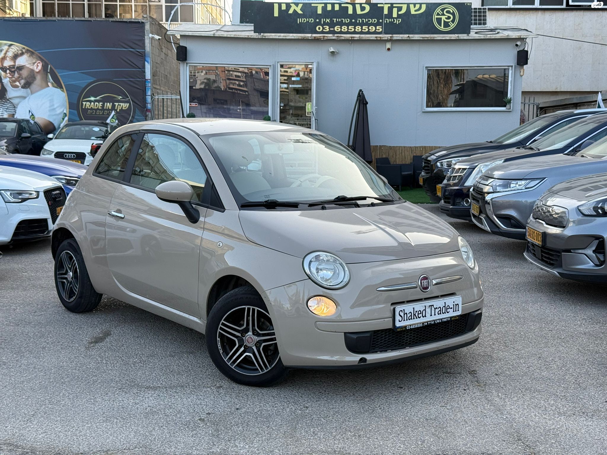 מודעת רכב פיאט 500