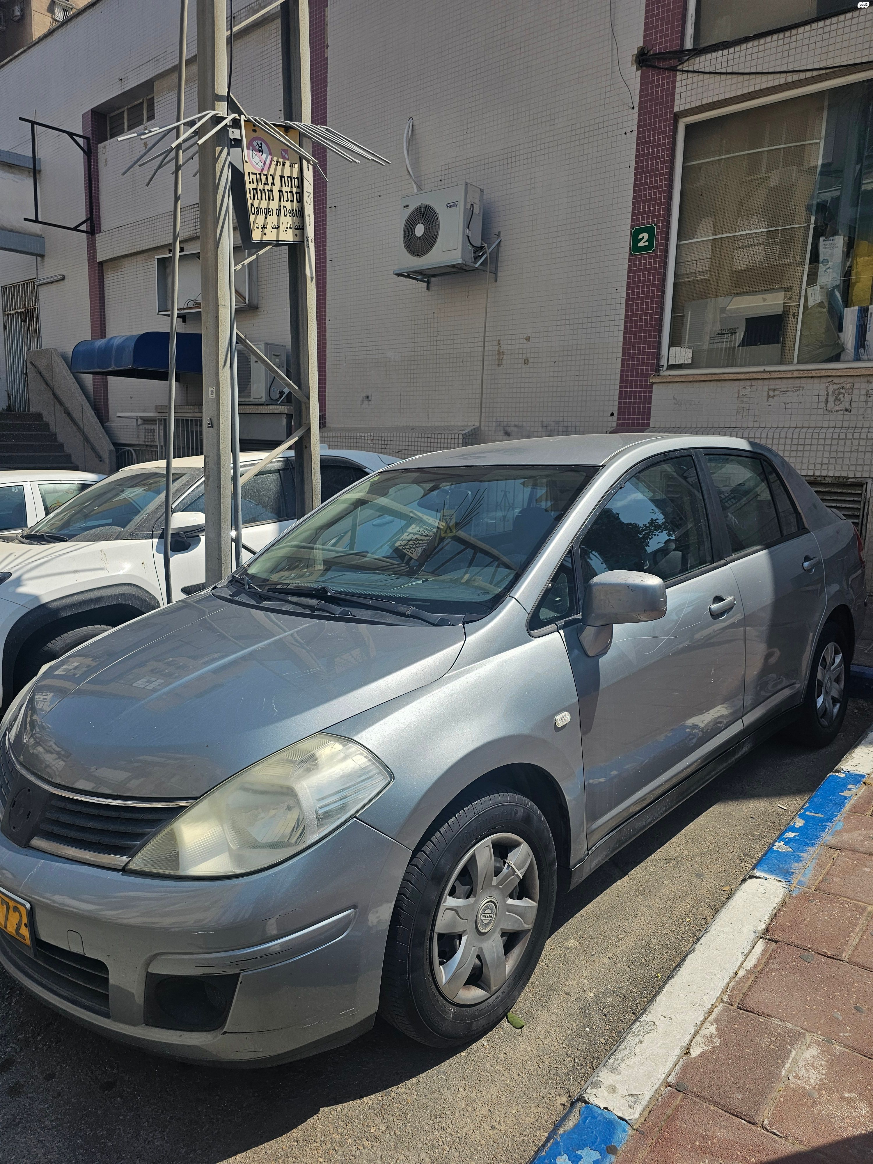 מודעת רכב ניסאן טידה