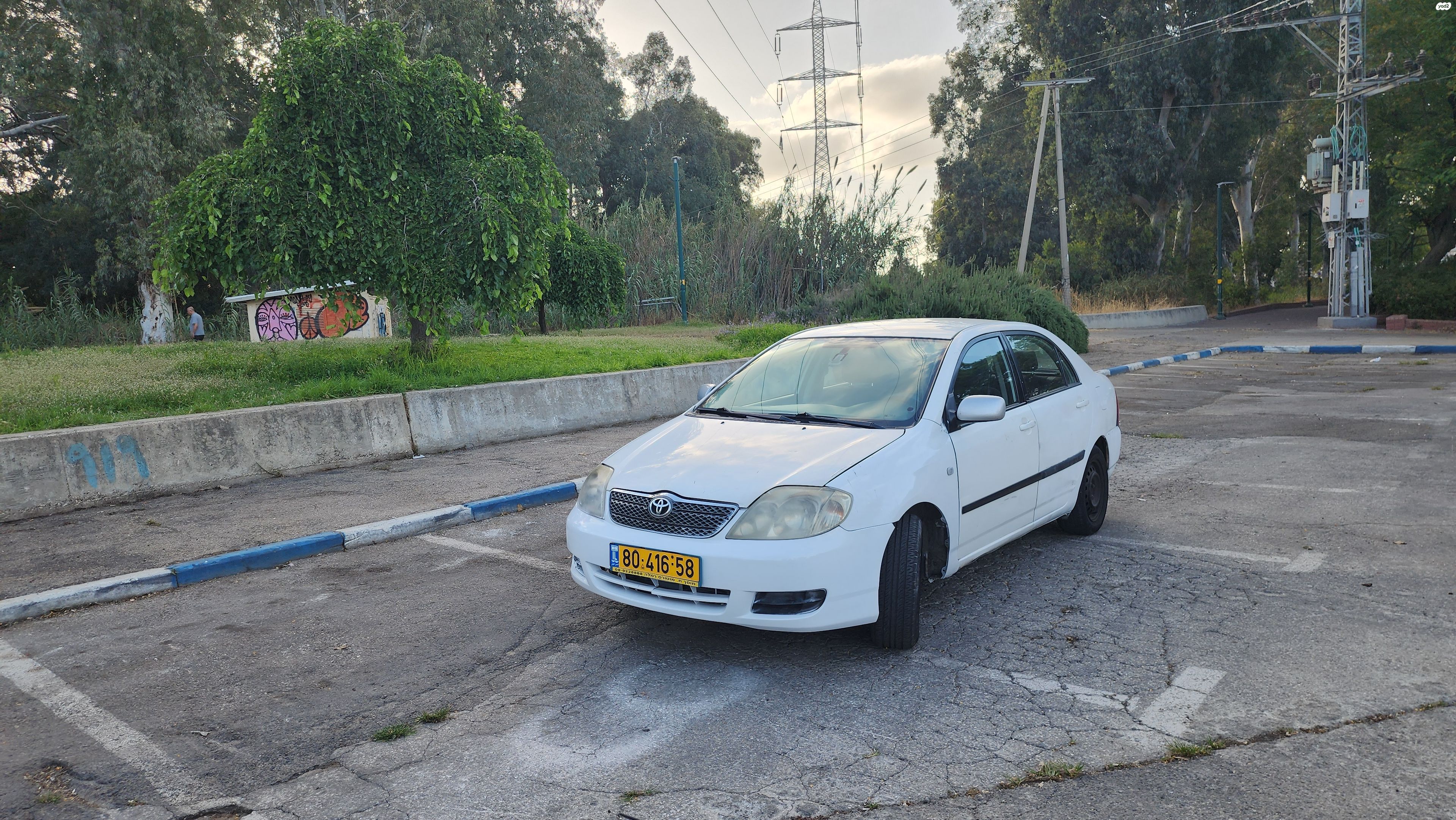 מודעת רכב טויוטה קורולה