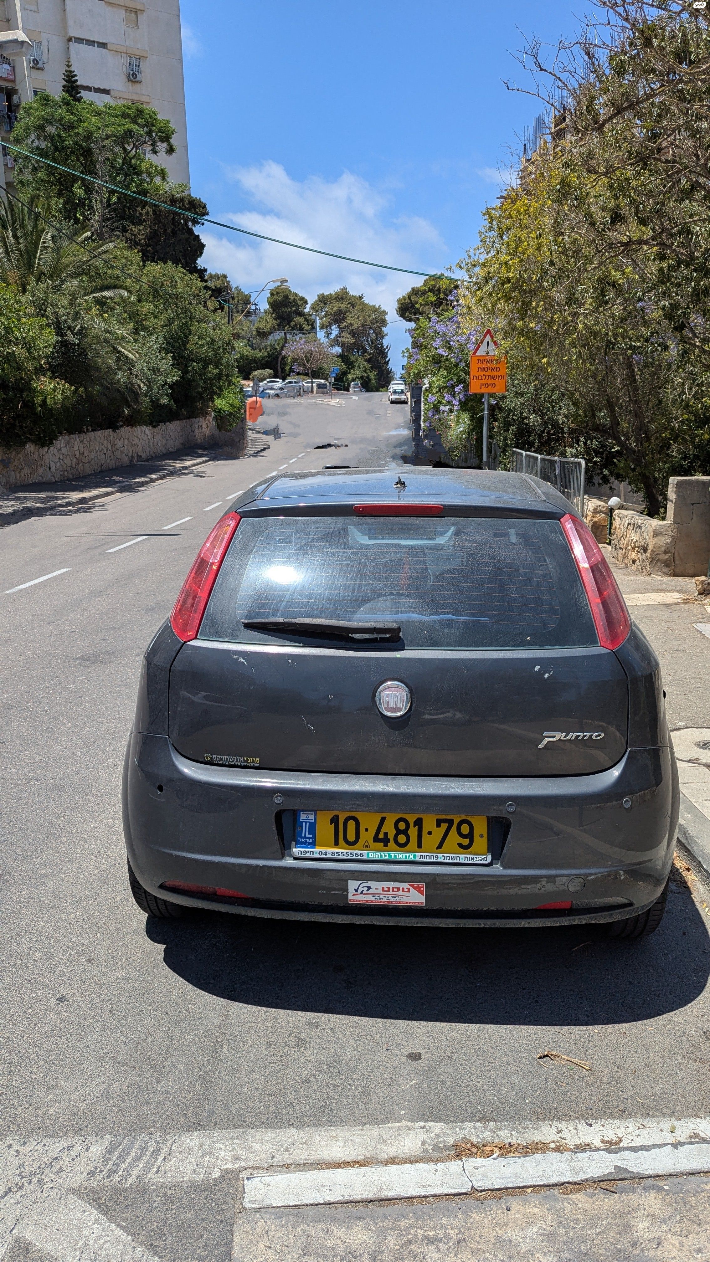מודעת רכב פיאט פונטו
