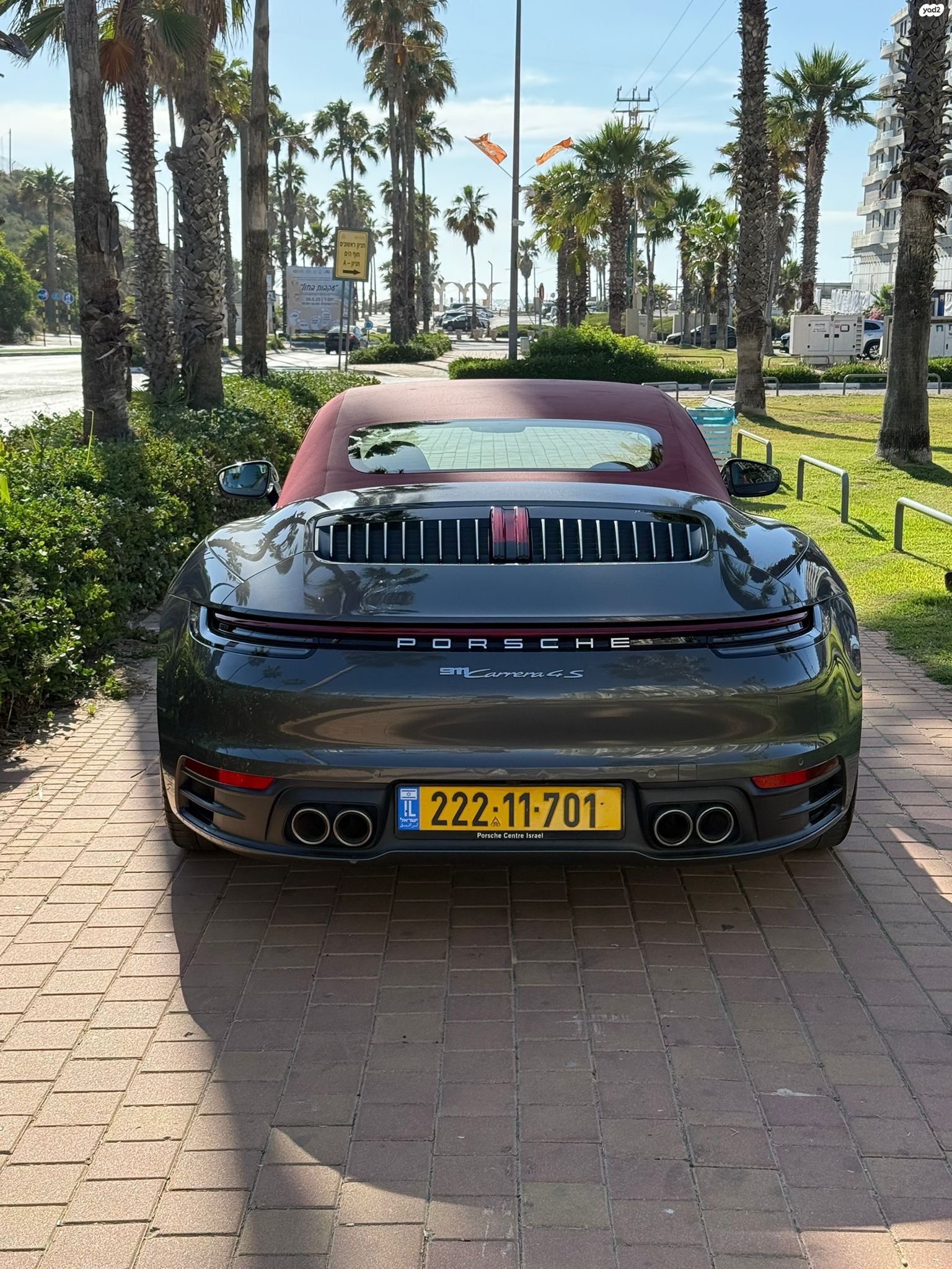 מודעת רכב פורשה 911