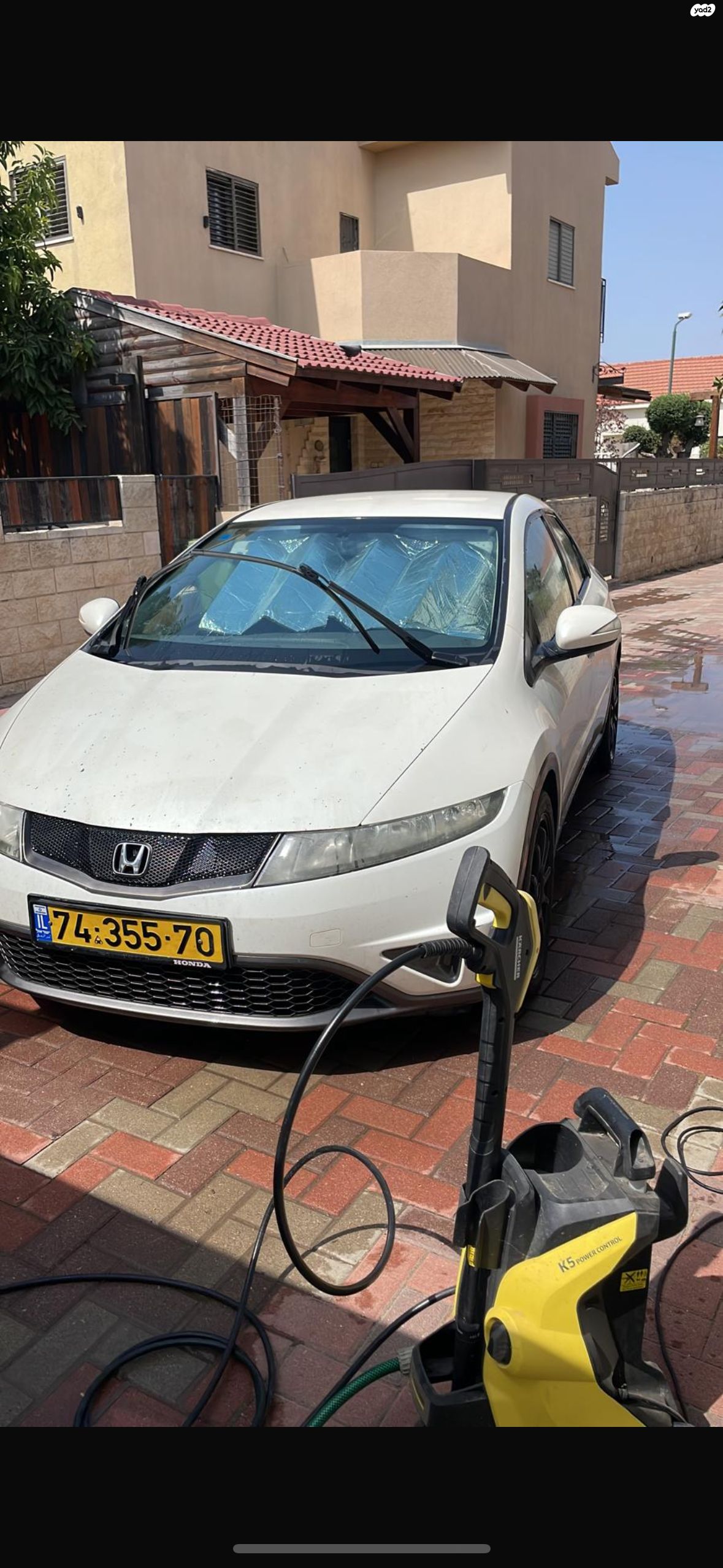 מודעת רכב הונדה סיוויק